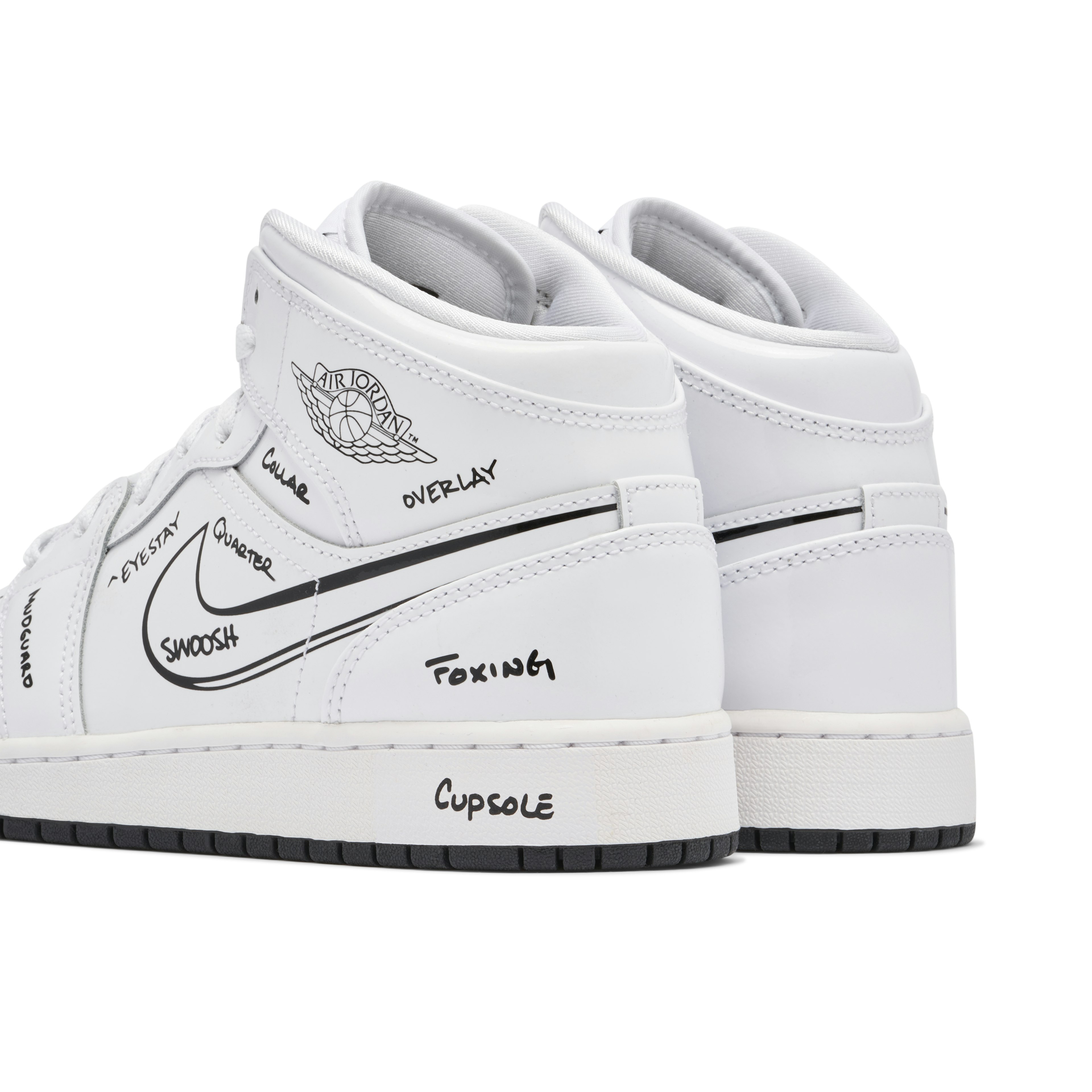 Air Jordan 1 Mid Schematic GS