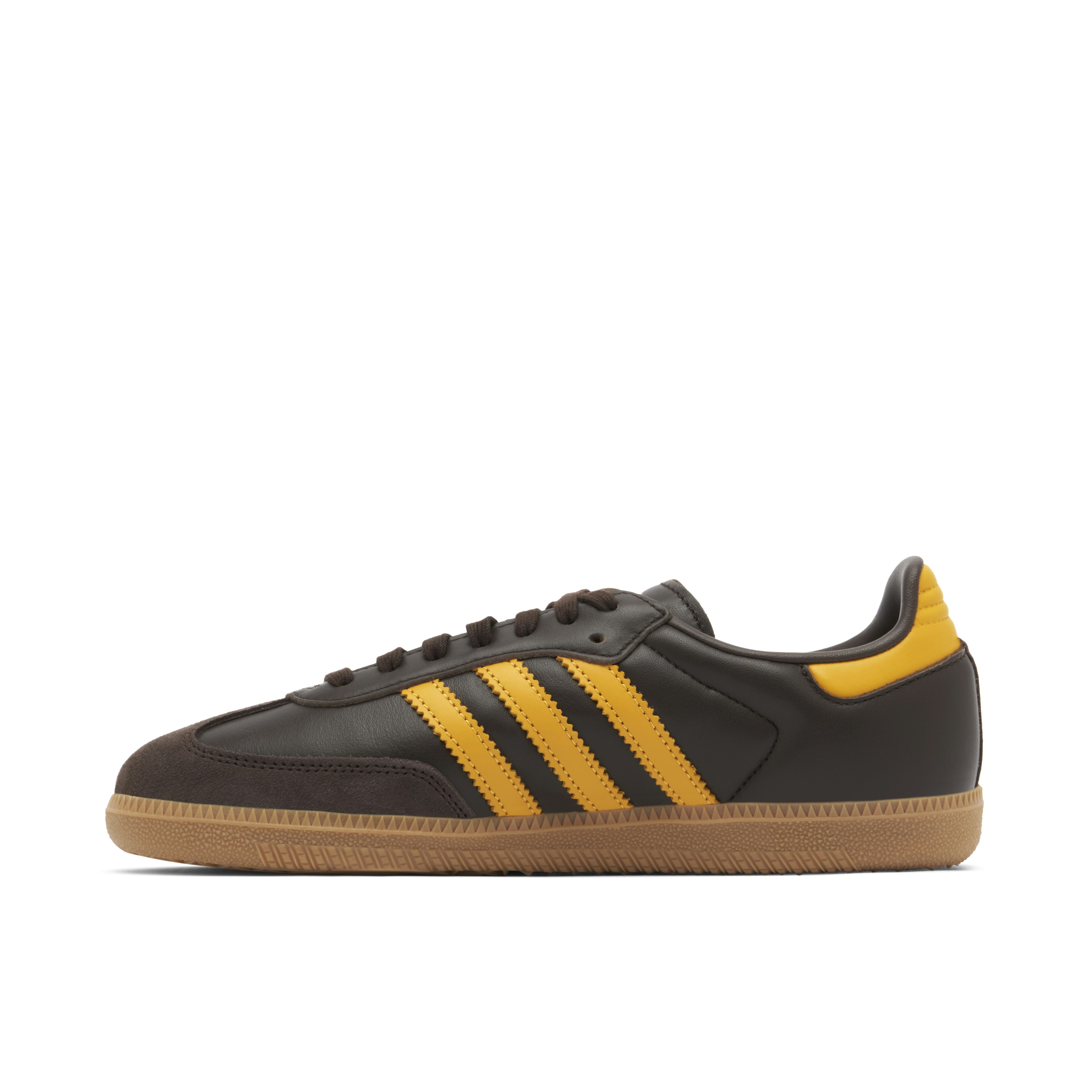 Adidas Samba OG Dark Brown Preloved Yellow