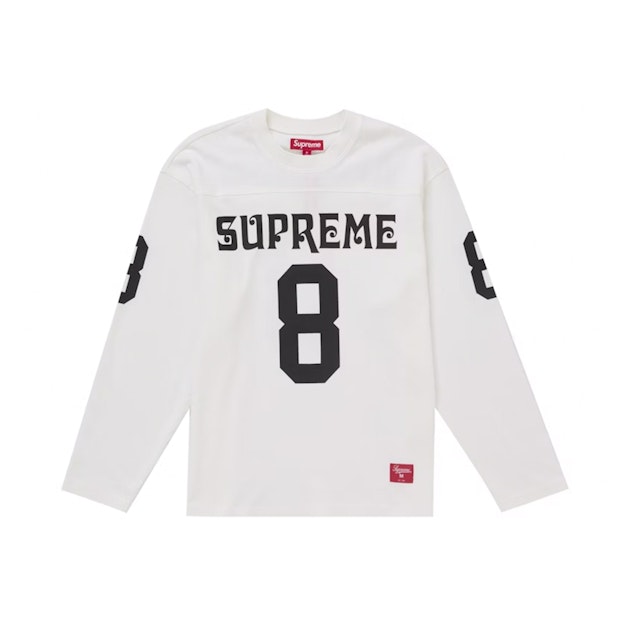 Supreme Affiliated L/S Football Top White SUPREME-01596 Laced