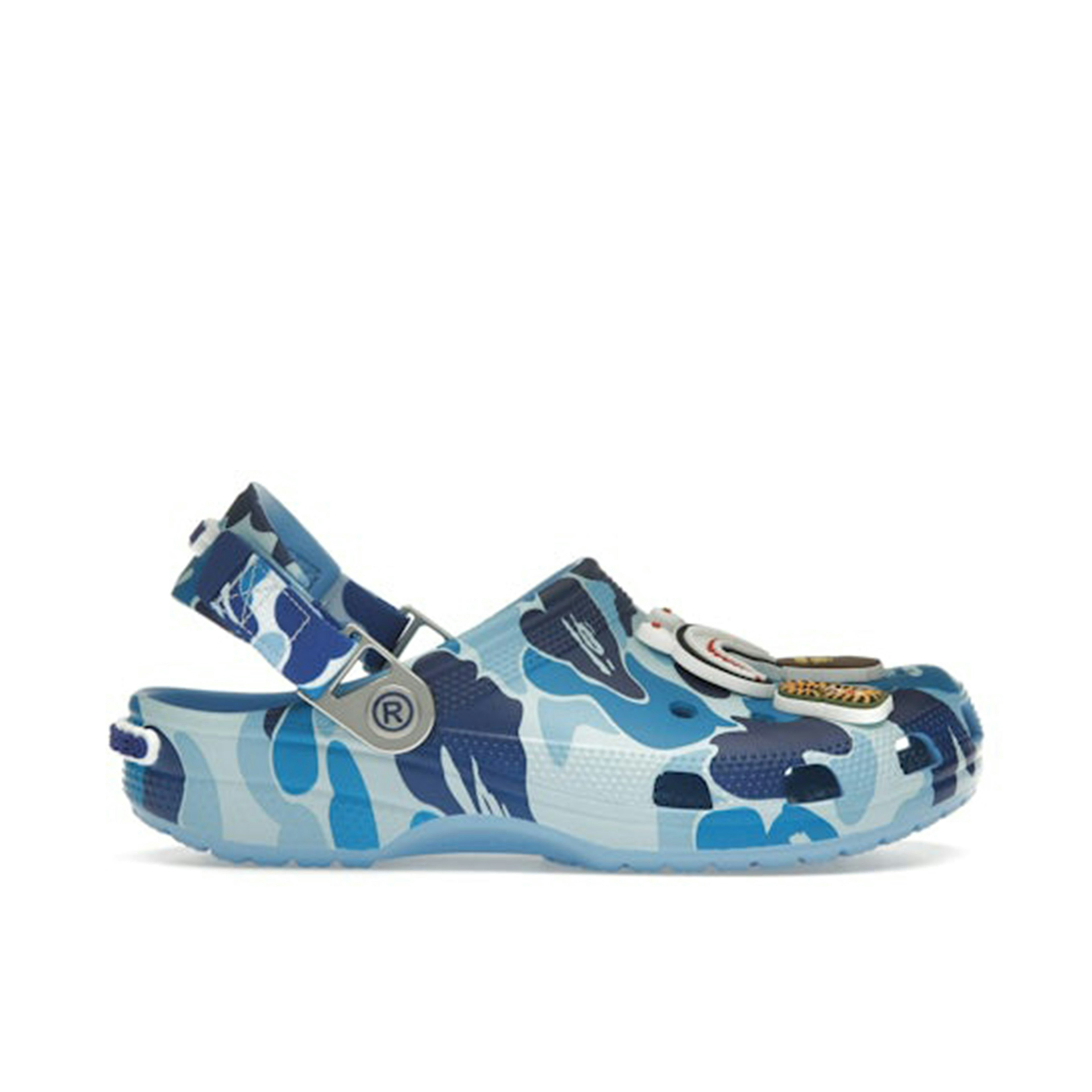 Crocs Classic Clog A Bathing Ape ABC Camo Blue