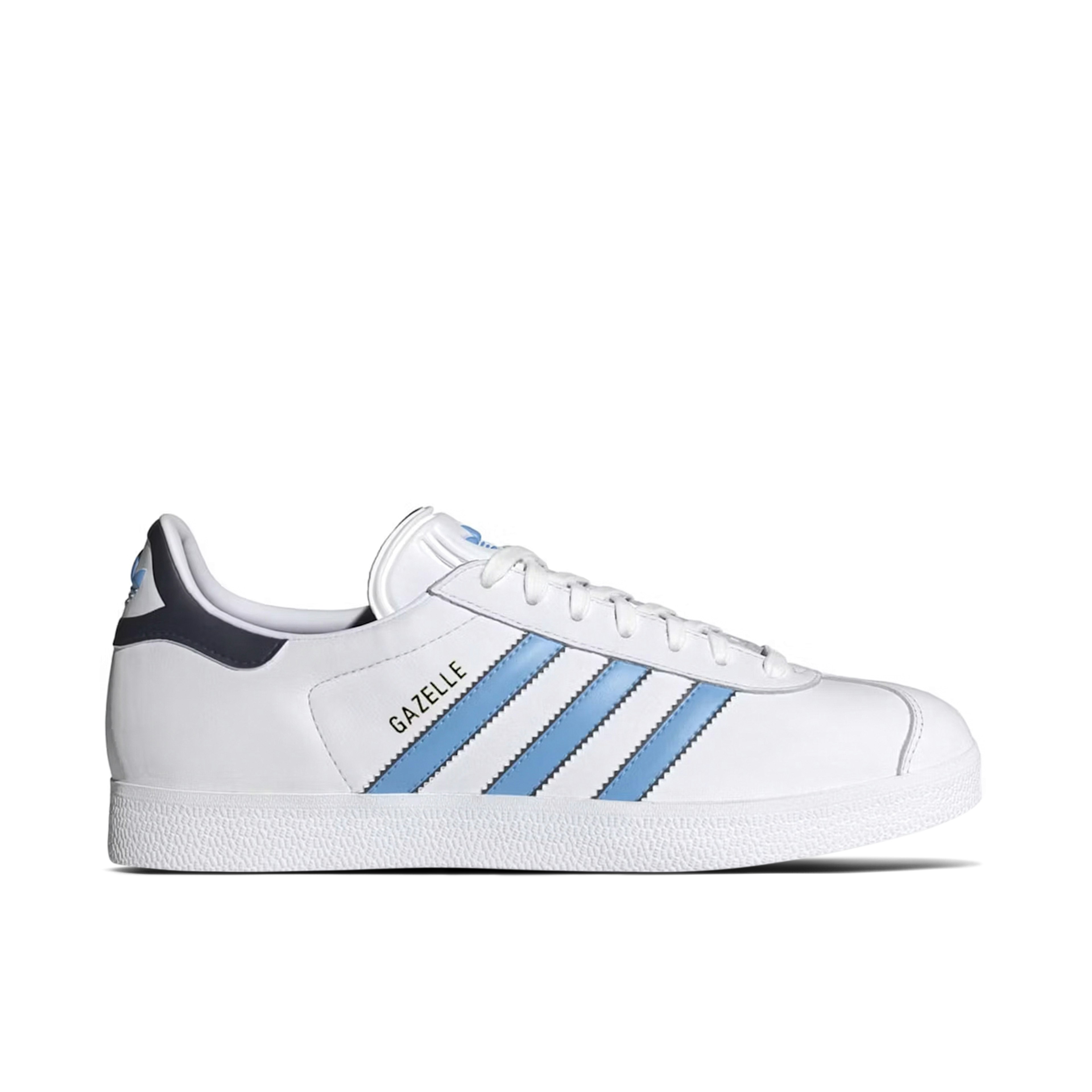Adidas Gazelle White Semi Blue Burst