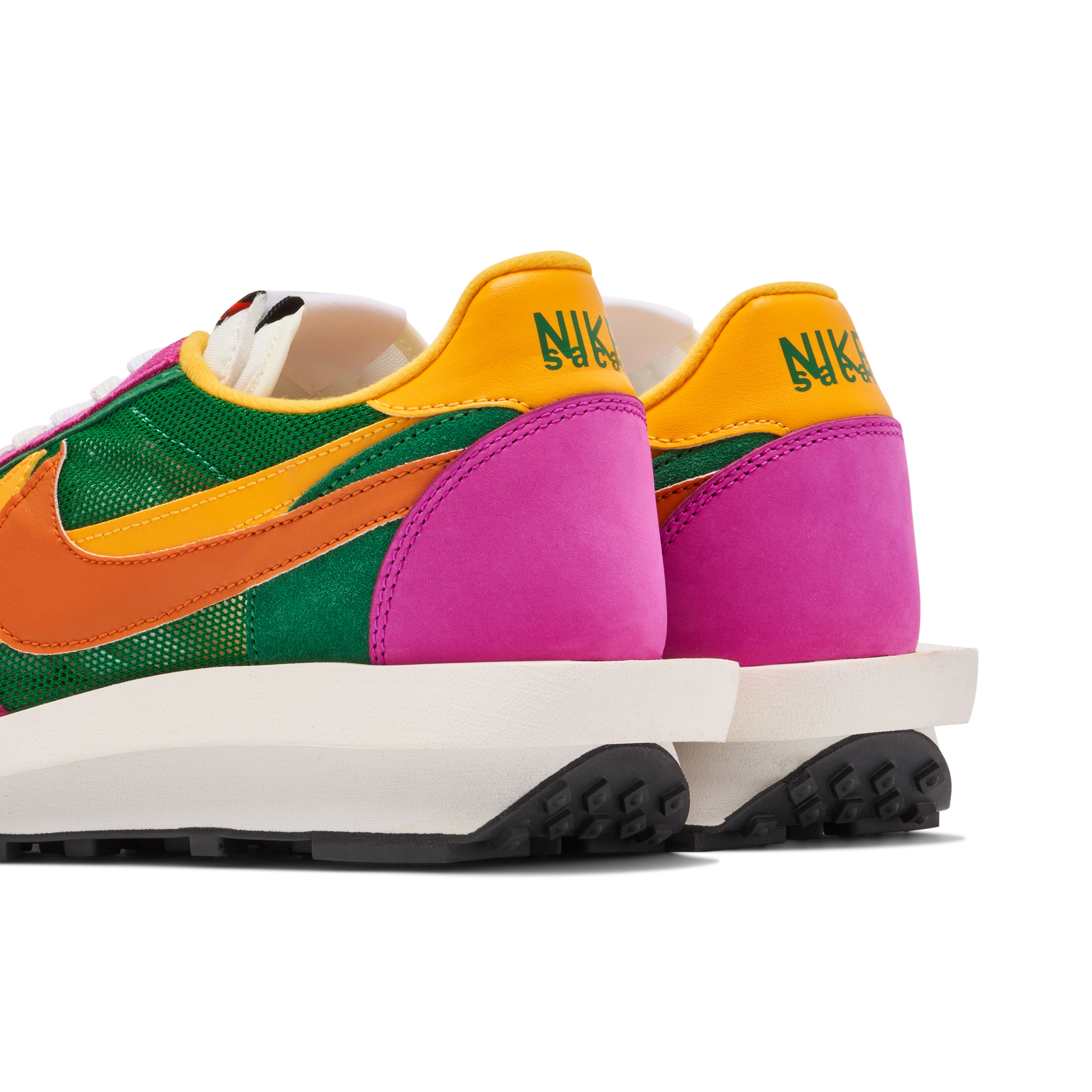 Nike sacai fashion waffle green purple