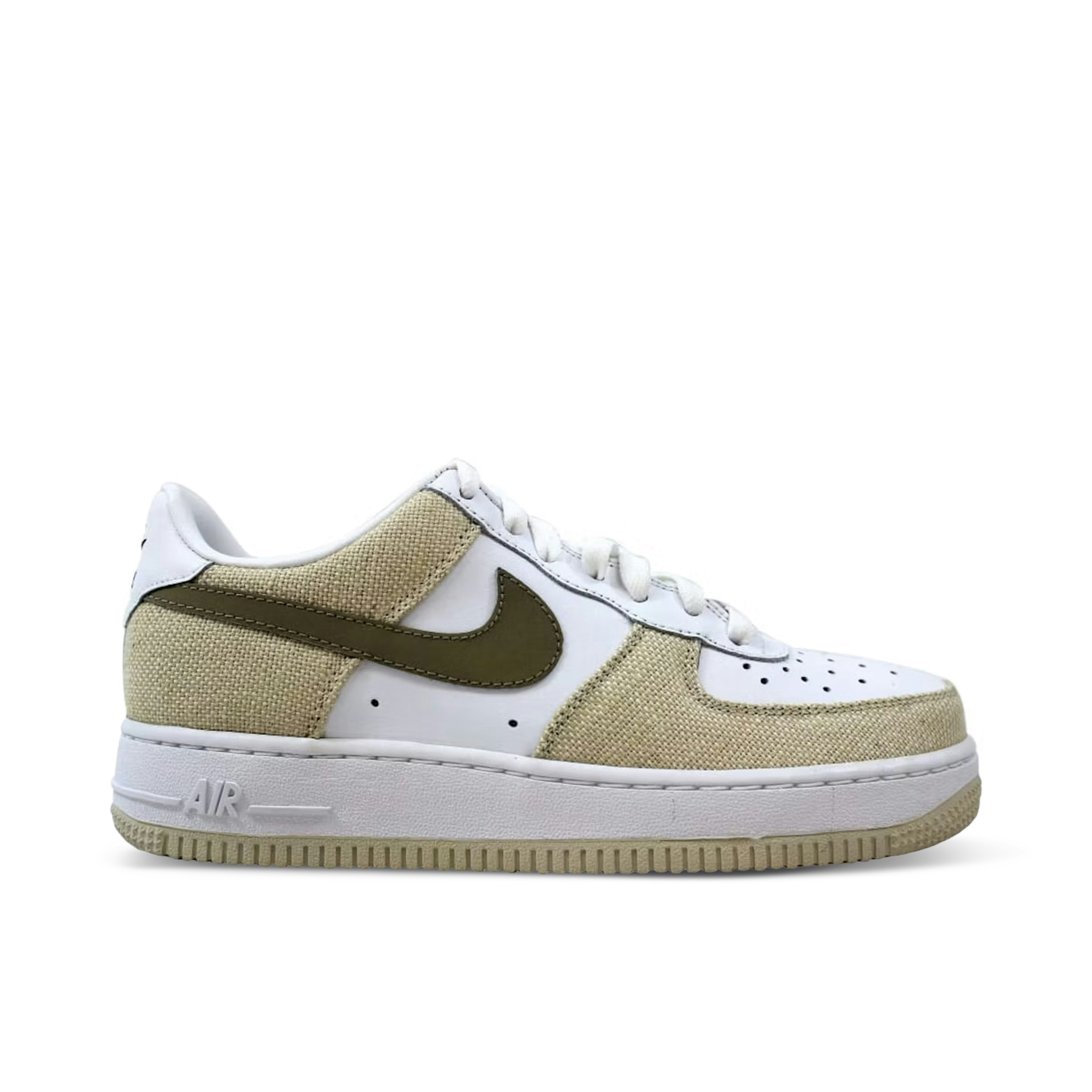 Nike Air Force 1 White Khaki Birch GS