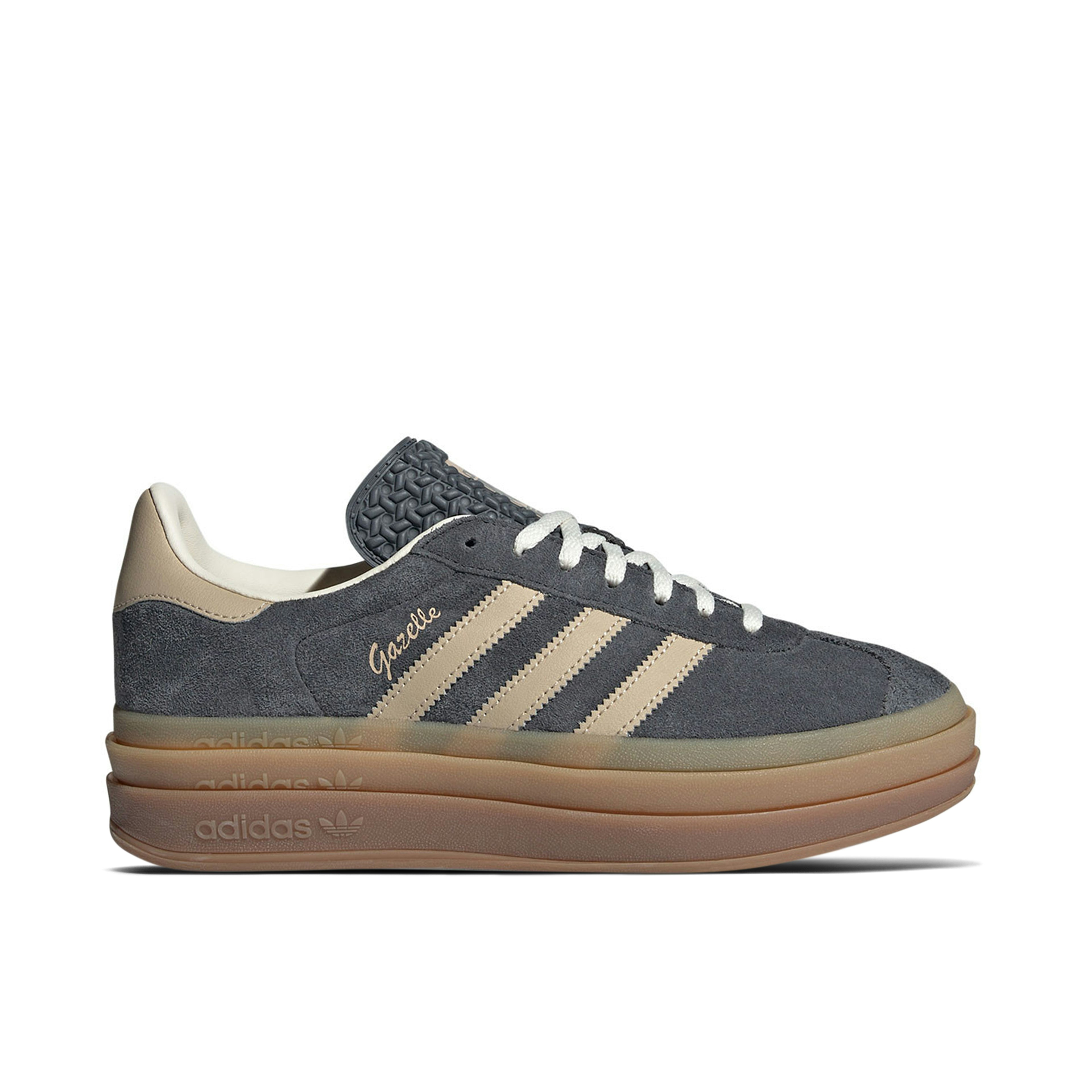 adidas Gazelle Bold Grey Magic Beige Gum Femme