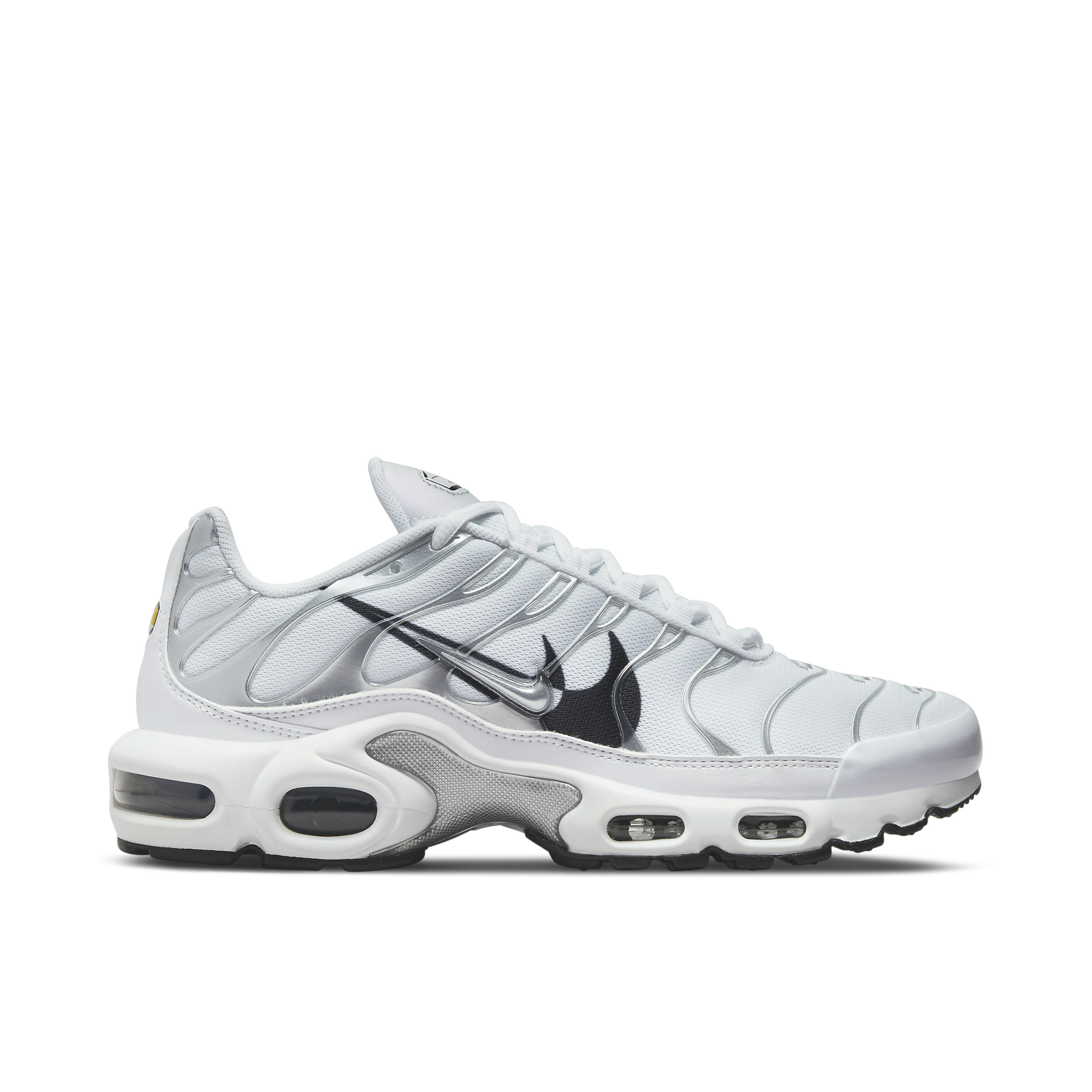 Nike TN Air Max Plus Silver Swoosh White Womens