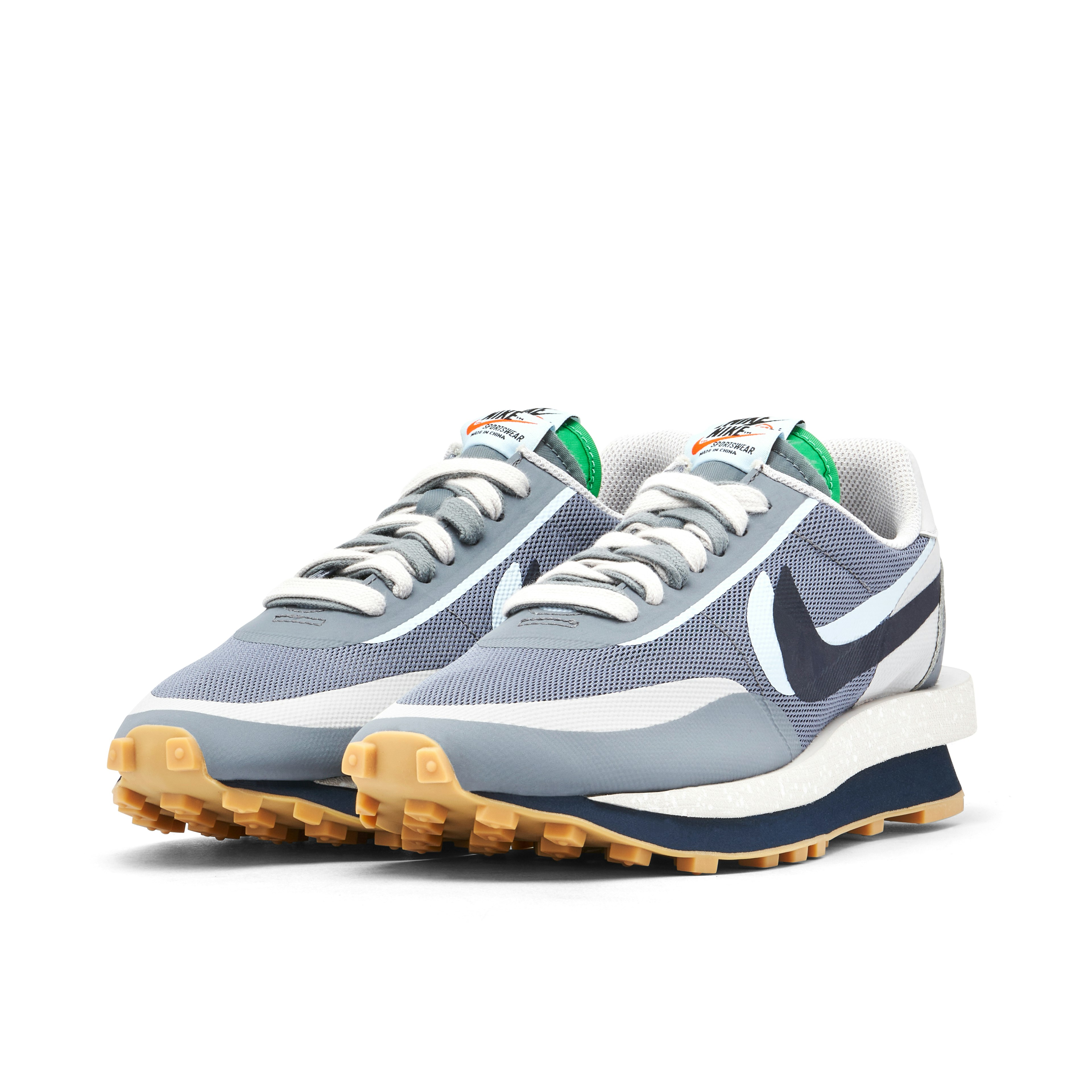 Nike LDV Waffle x CLOT x sacai Grey Blue