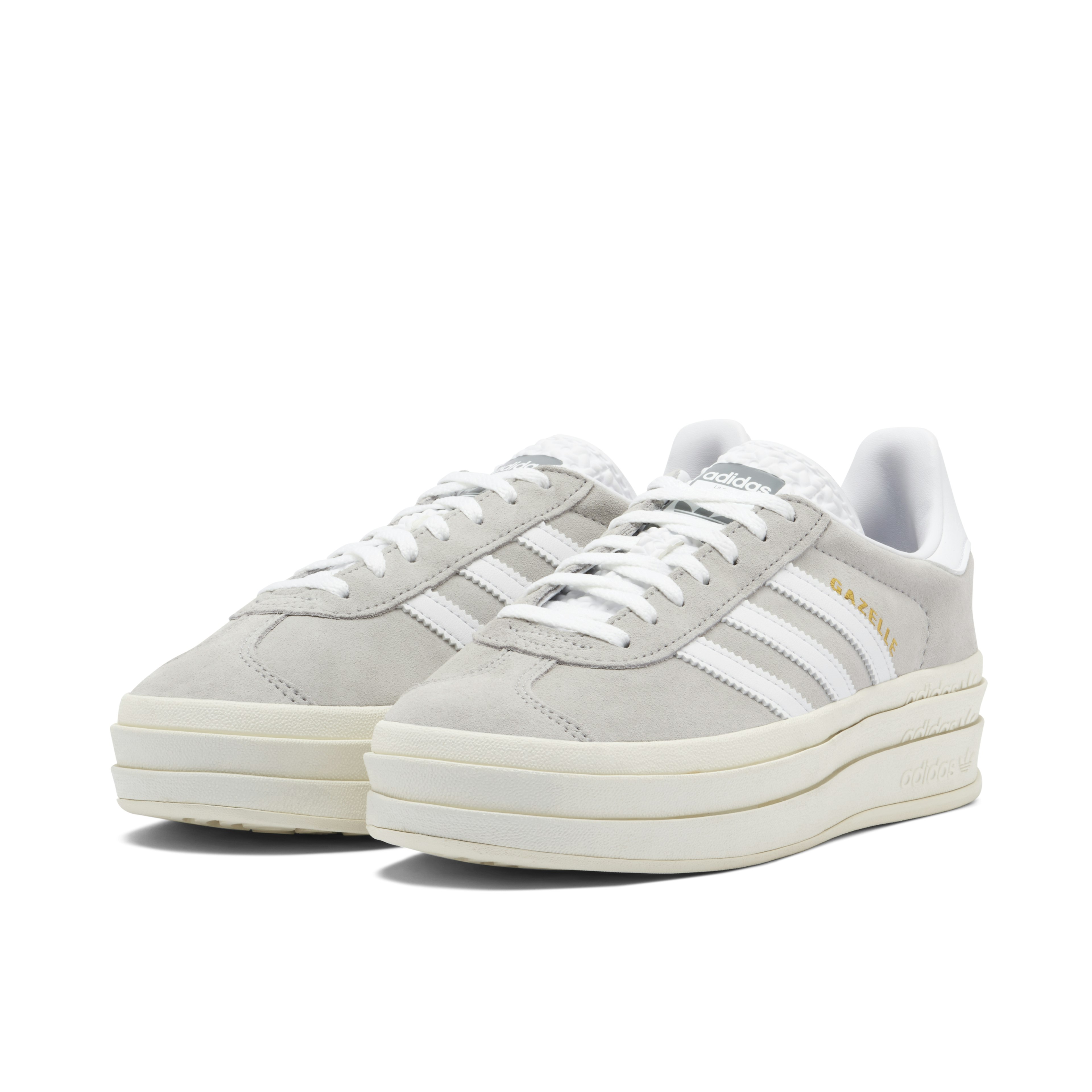 adidas Gazelle Bold Grey White Femme