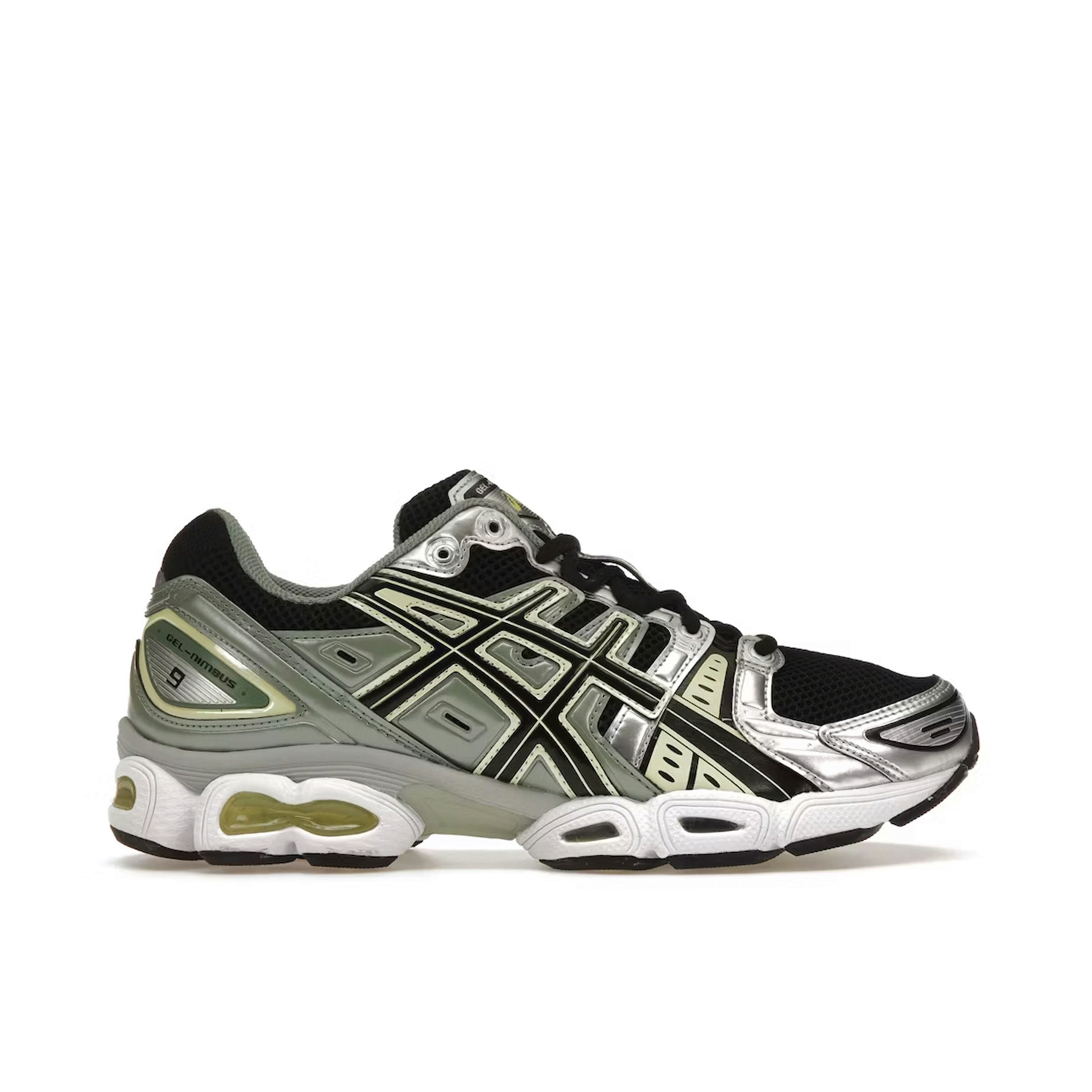 ASICS Gel-Nimbus 9 Black Green Yellow Silver