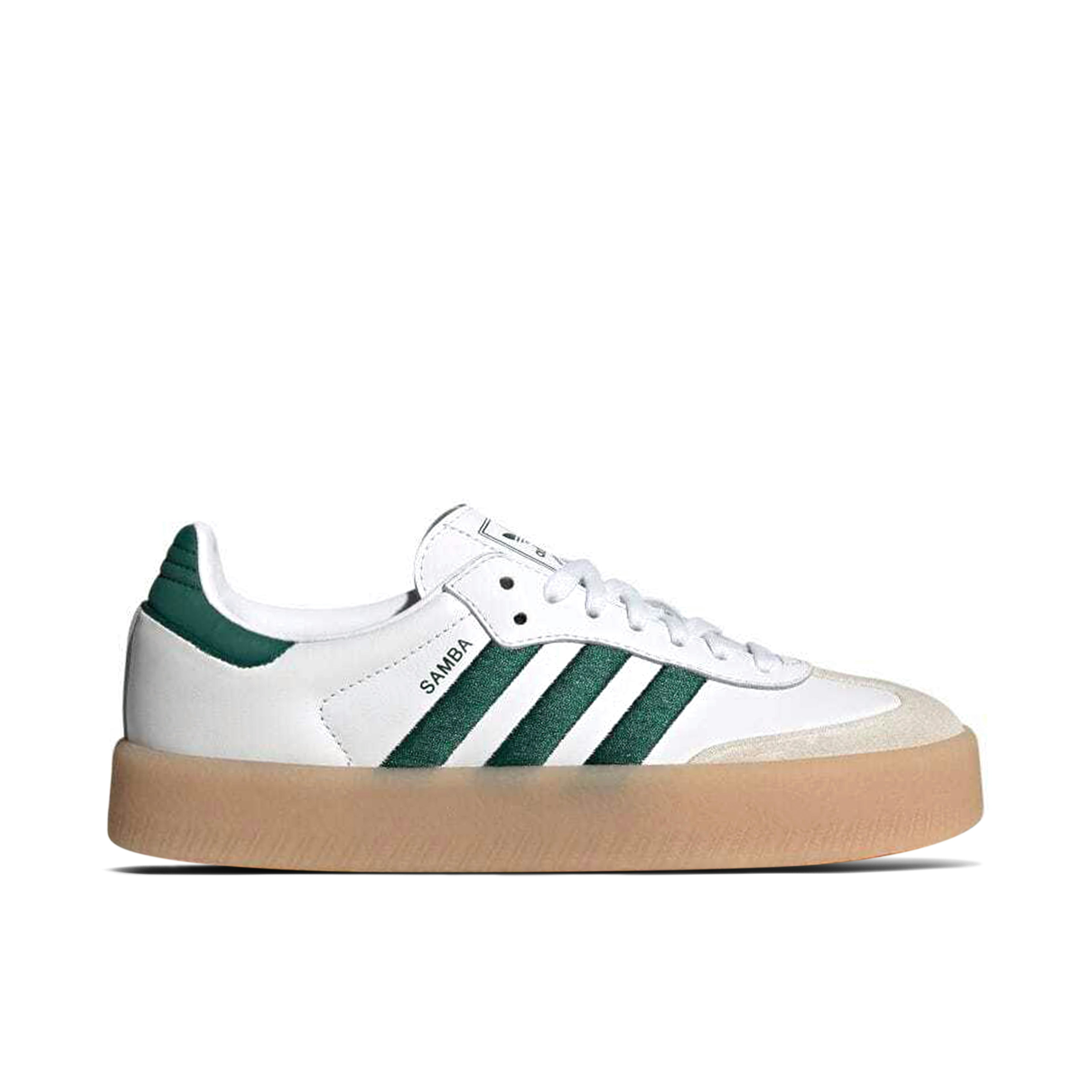 Adidas Sambae White Collegiate Green Gum Womens