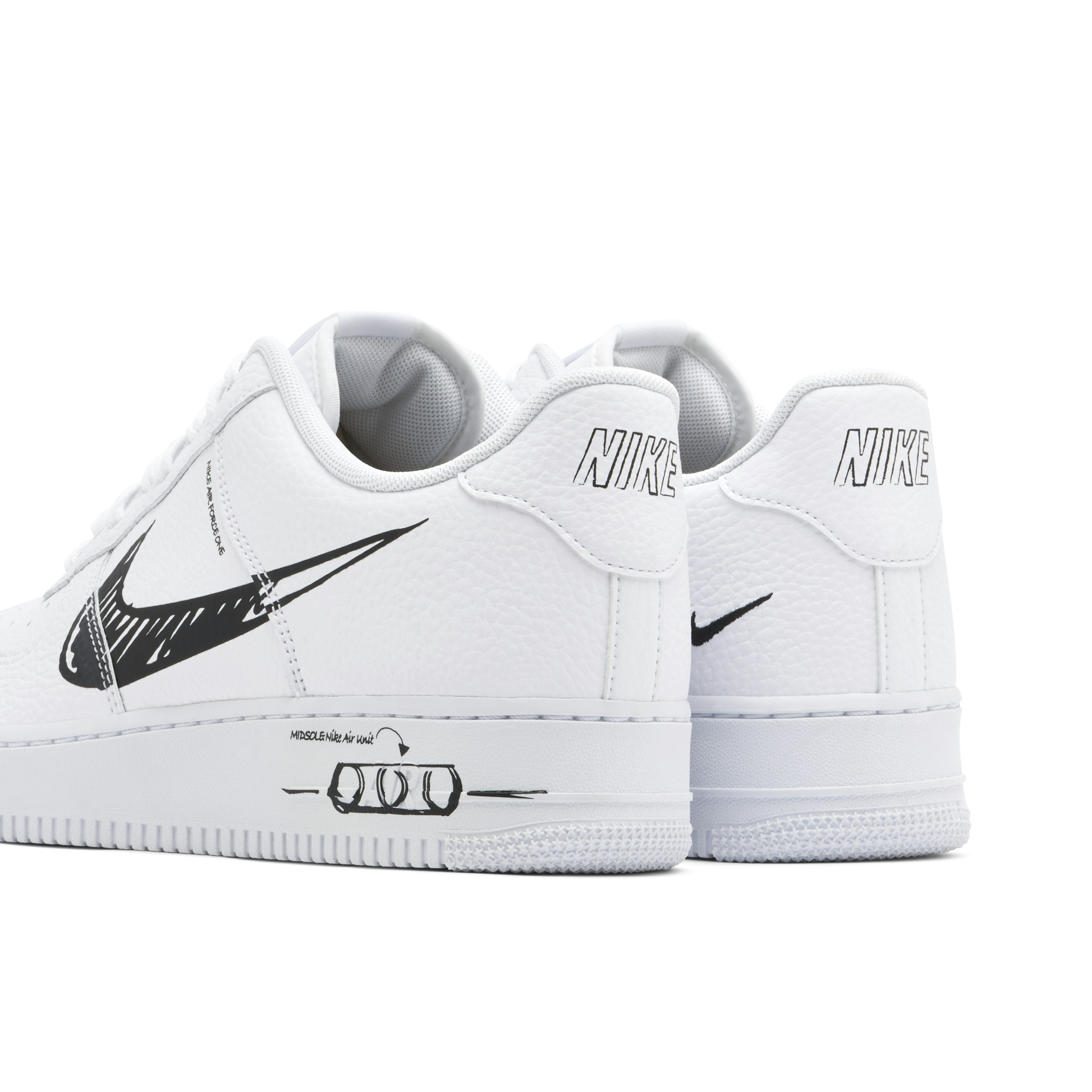 Nike Air Force 1 Low Sketch White