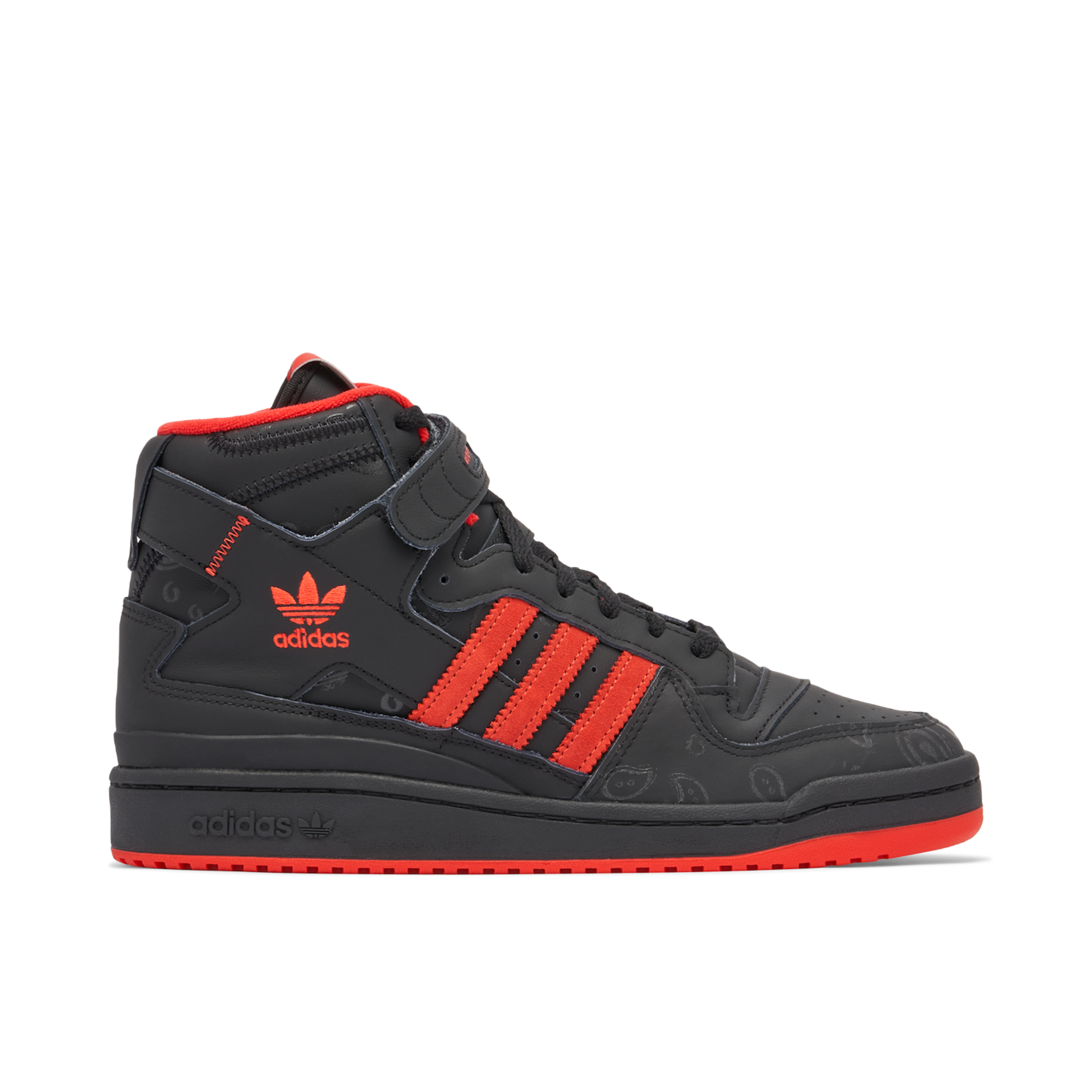 KSI x adidas Forum High Black Red