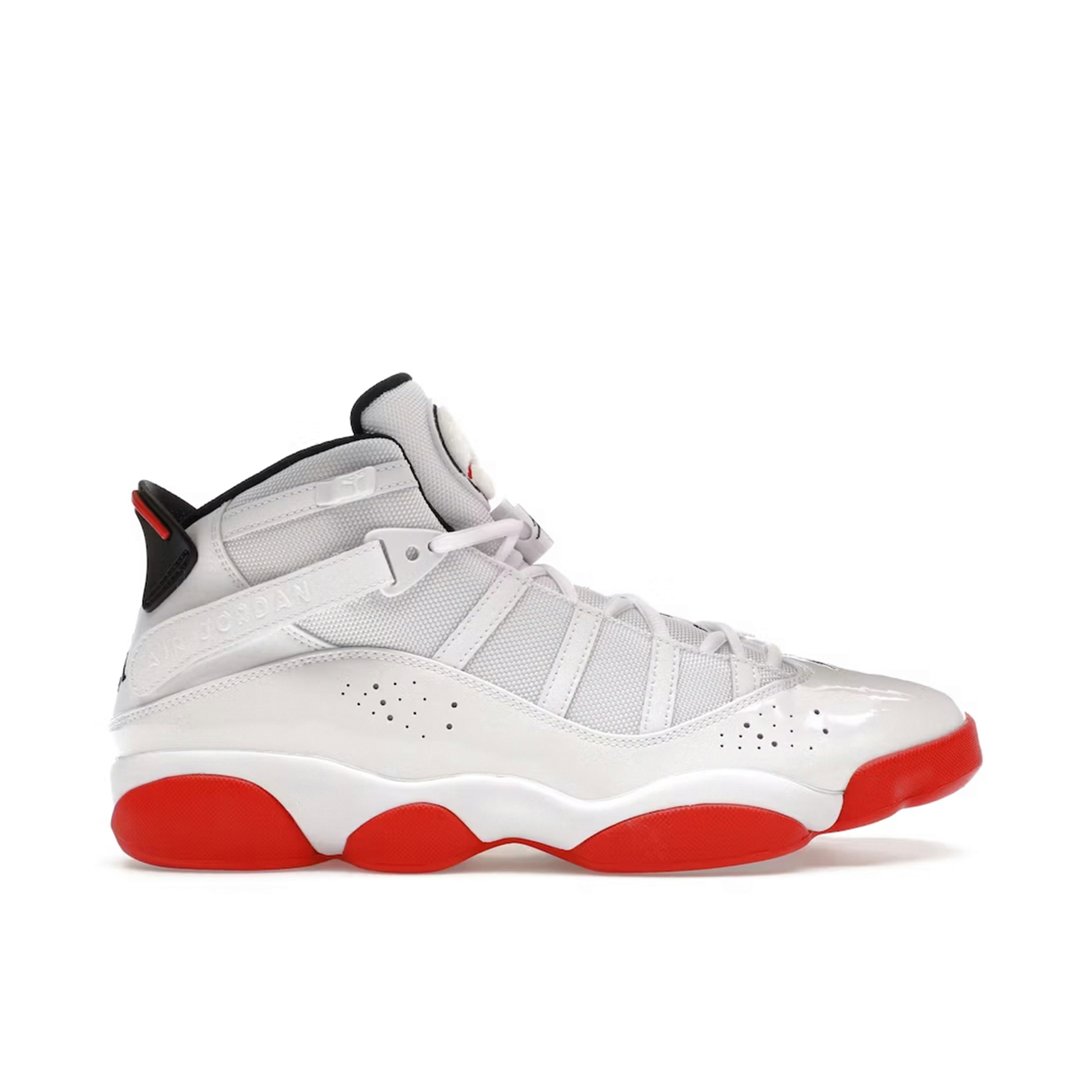 Air Jordan 6 Rings White University Red Black