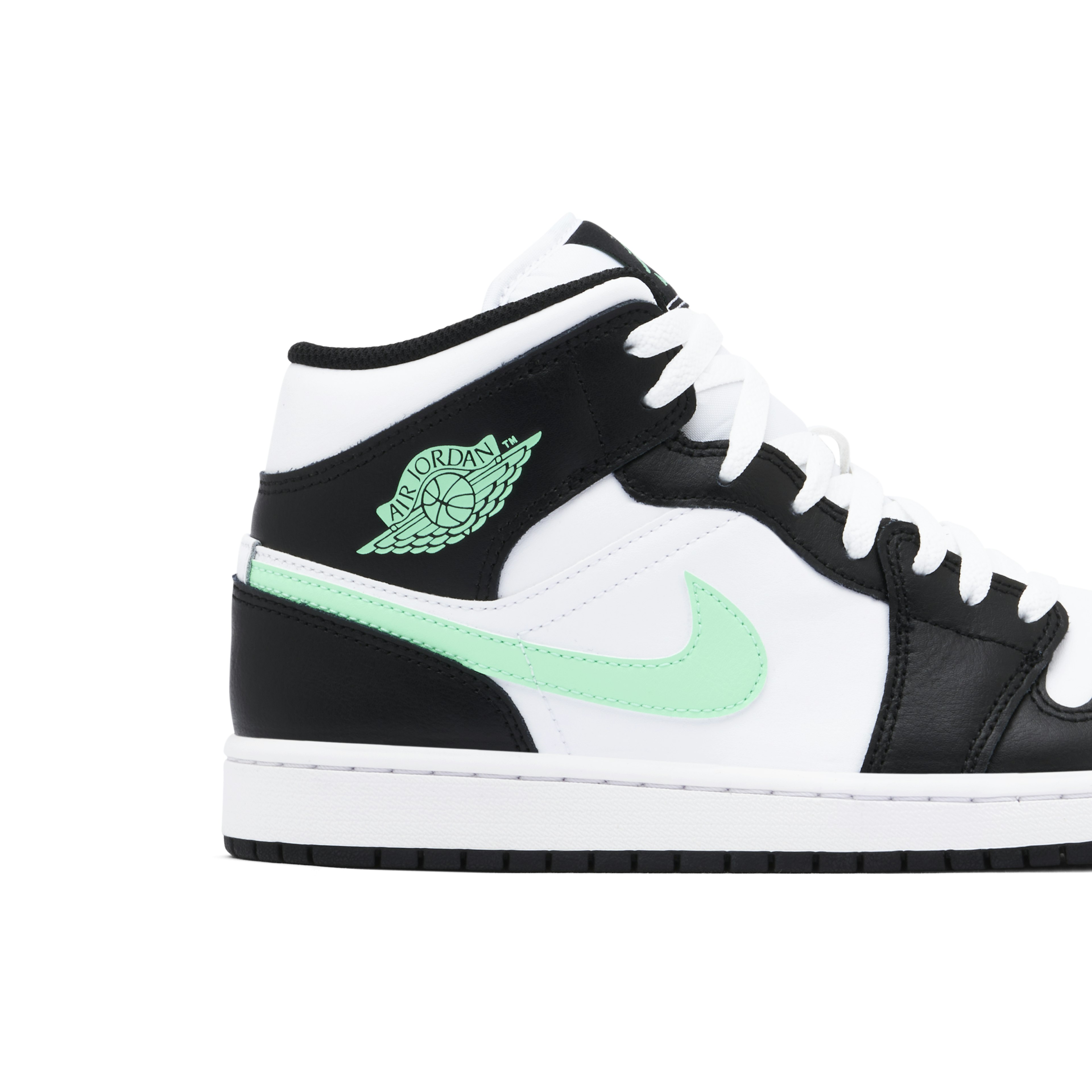 Air Jordan 1 Mid Green Glow