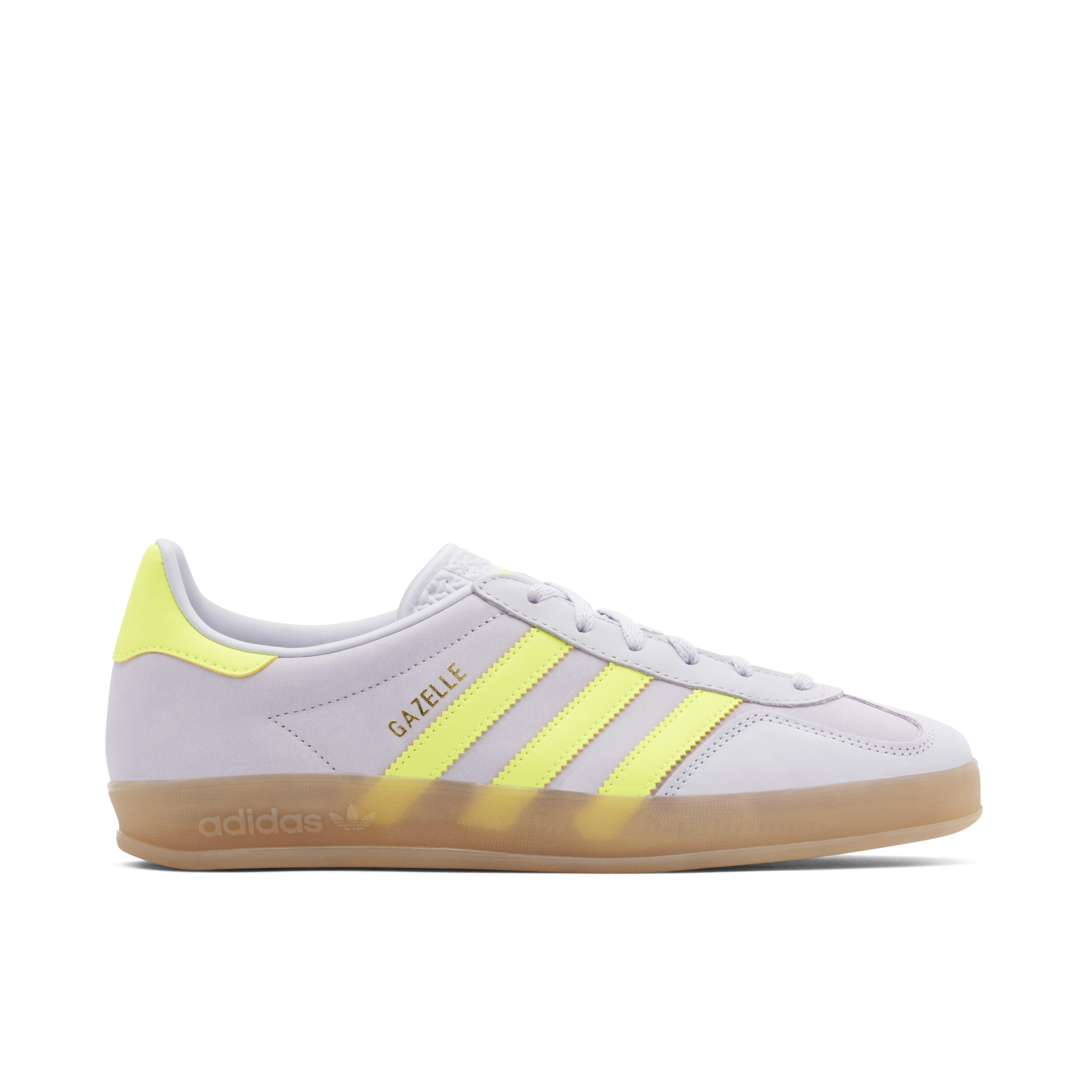 Adidas Gazelle Indoor Silver Dawn Solar Yellow Womens