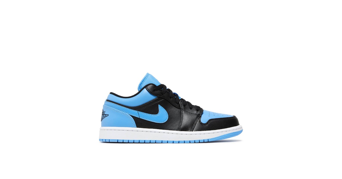 Air Jordan 1 Low Black University Blue | 553558-041 | Laced
