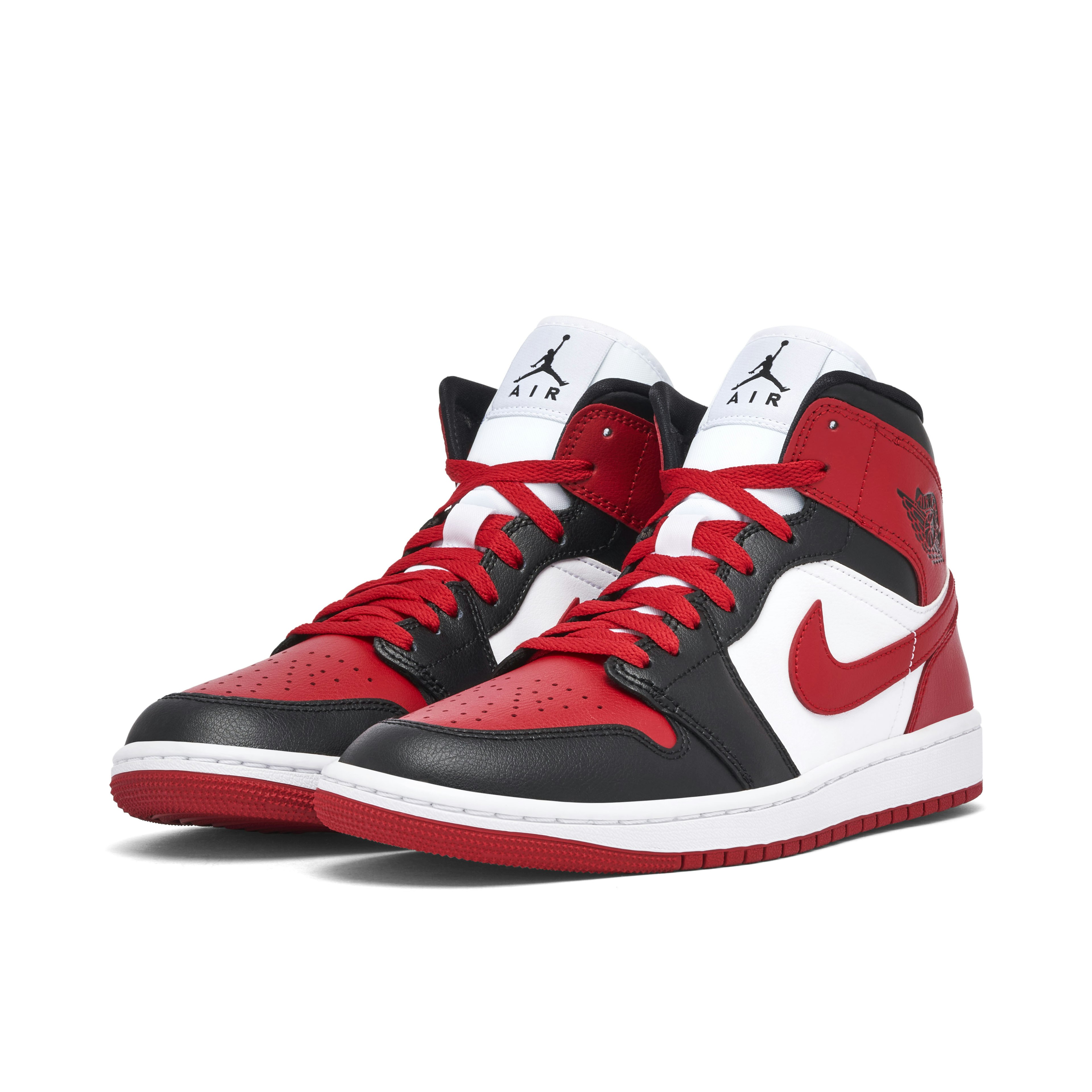 Air Jordan 1 Mid Alternate Bred Toe Femme