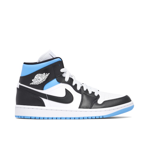 Jordan Mid White Black University Blue Air Jordan Mid University