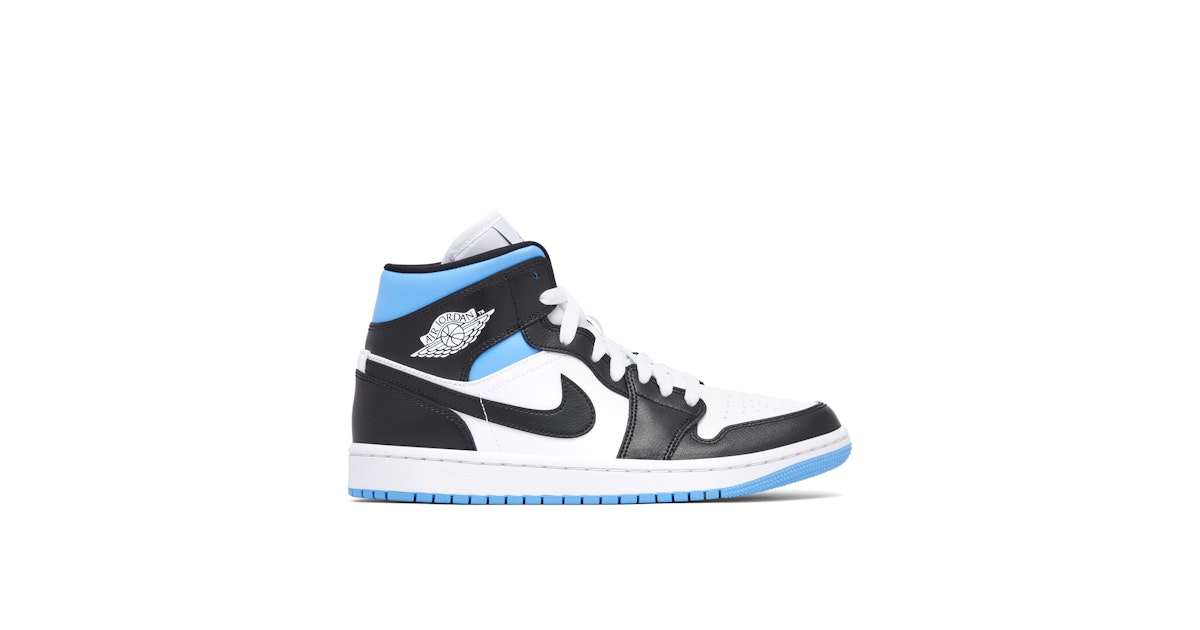 Jordan Mid White Black University Blue Air Jordan Mid University