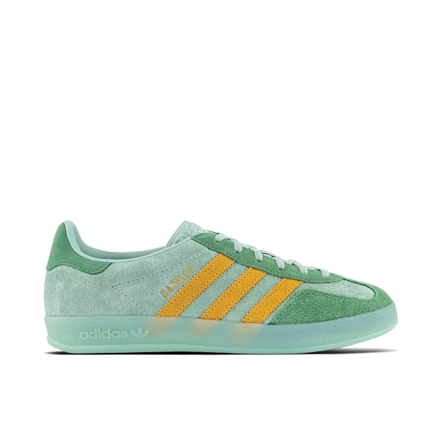 Adidas Gazelle Indoor Hazy Green Crew Yellow Adidas Gazelle Indoor Hazy Green Crew Yellow Womens | IG6783 | Laced