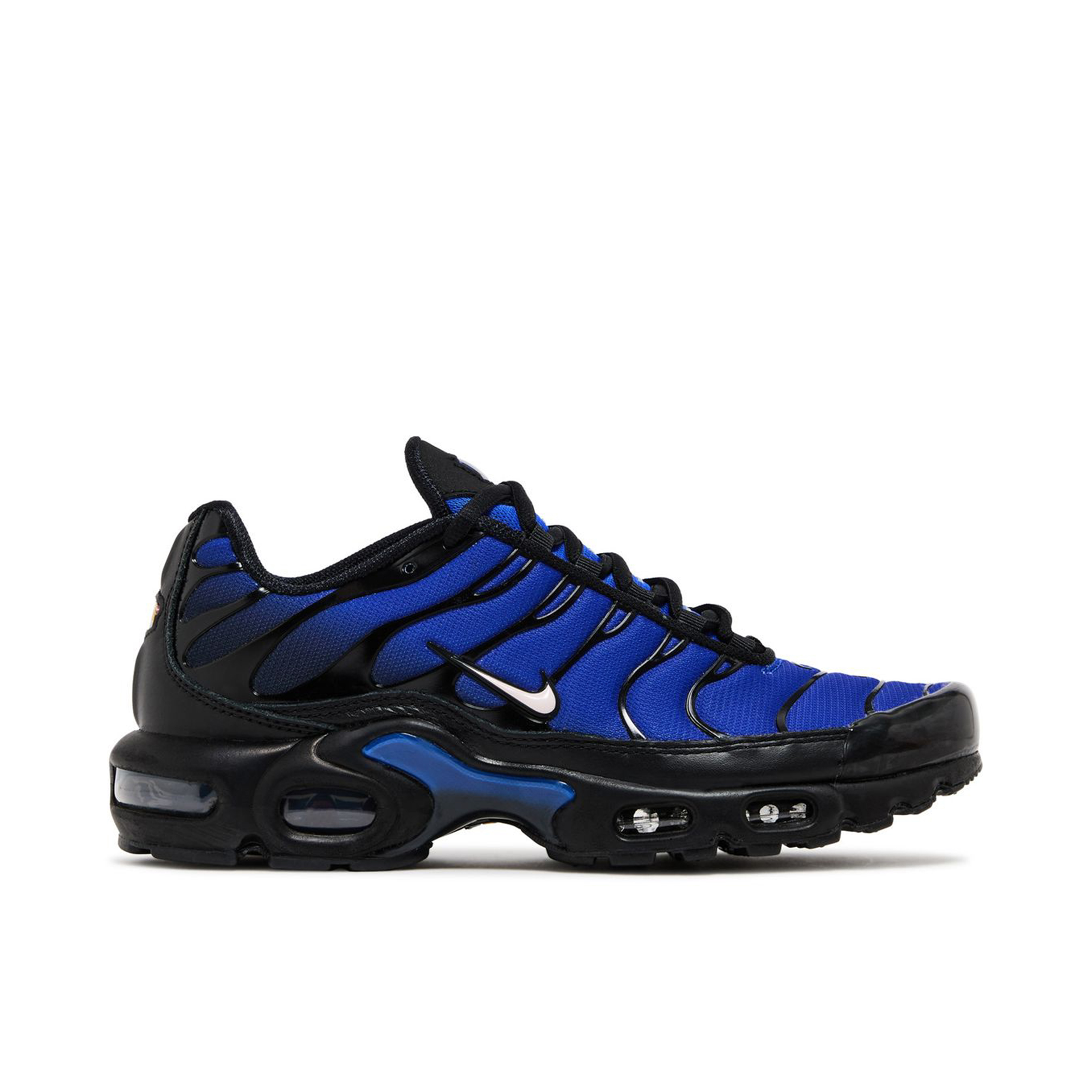 Nike Air Max Plus Premium Black Racer Blue FQ7331 001 Laced