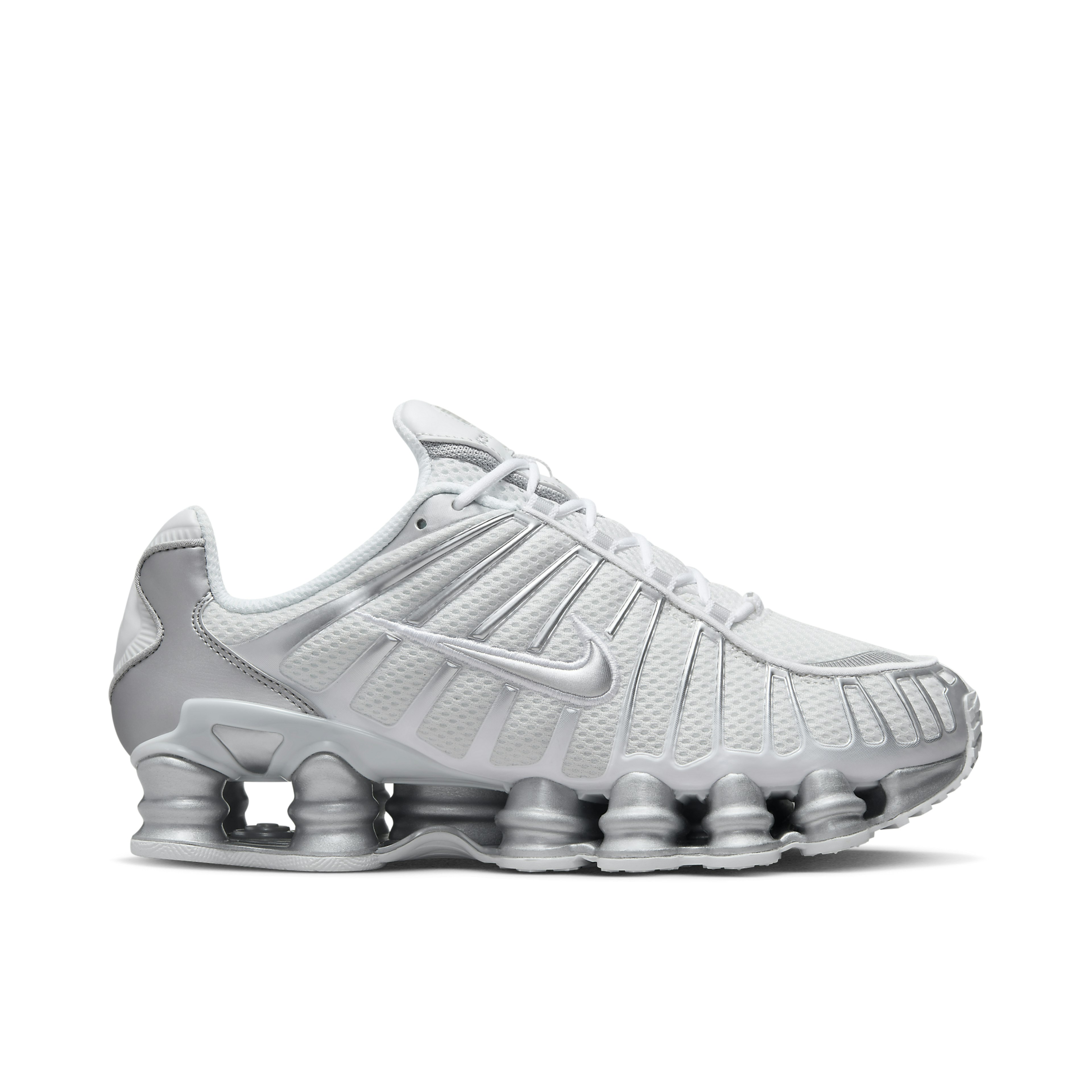 Nike Shox TL White Chrome Femme