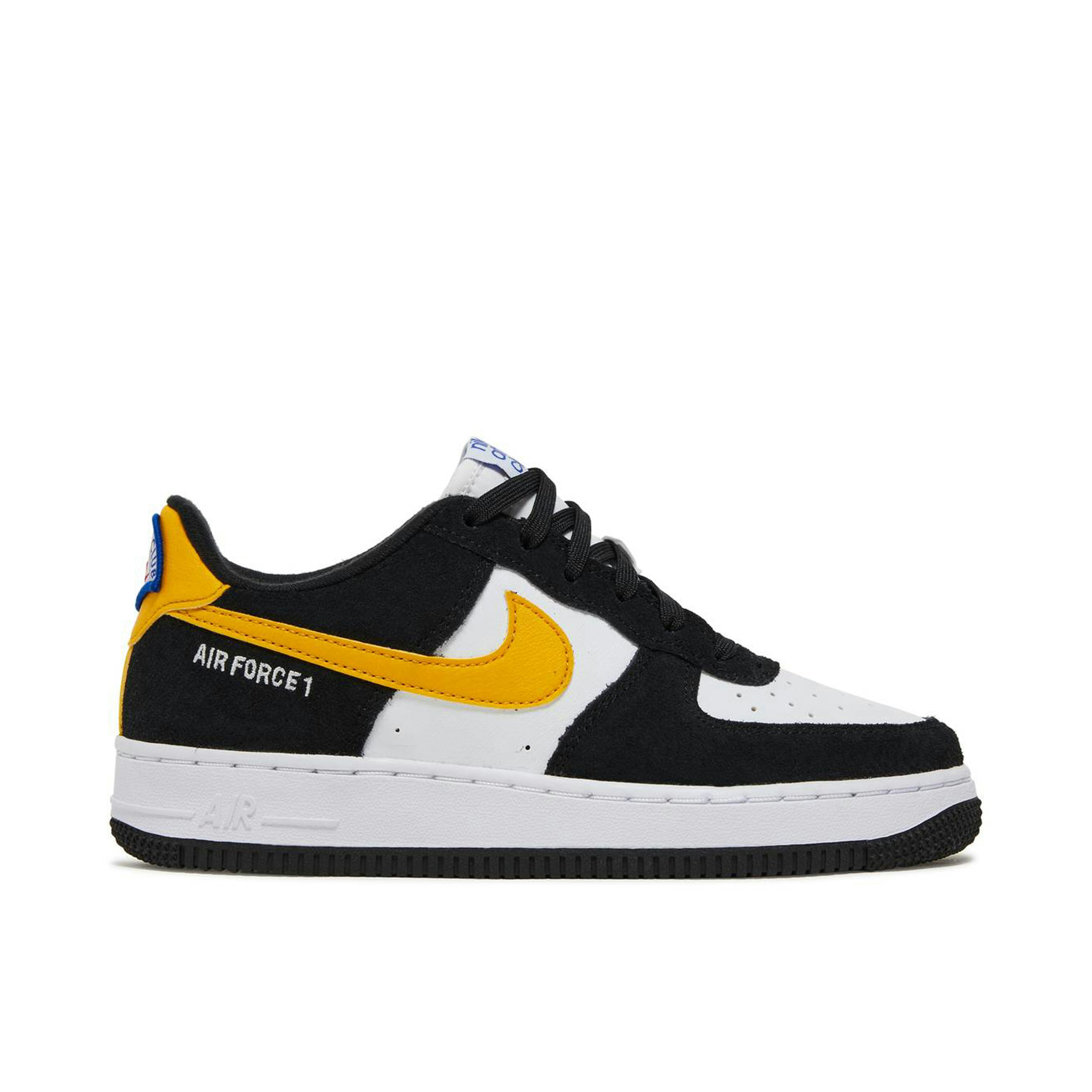 Nike Air Force 1 LV 8 Black White Dark Sulfur GS