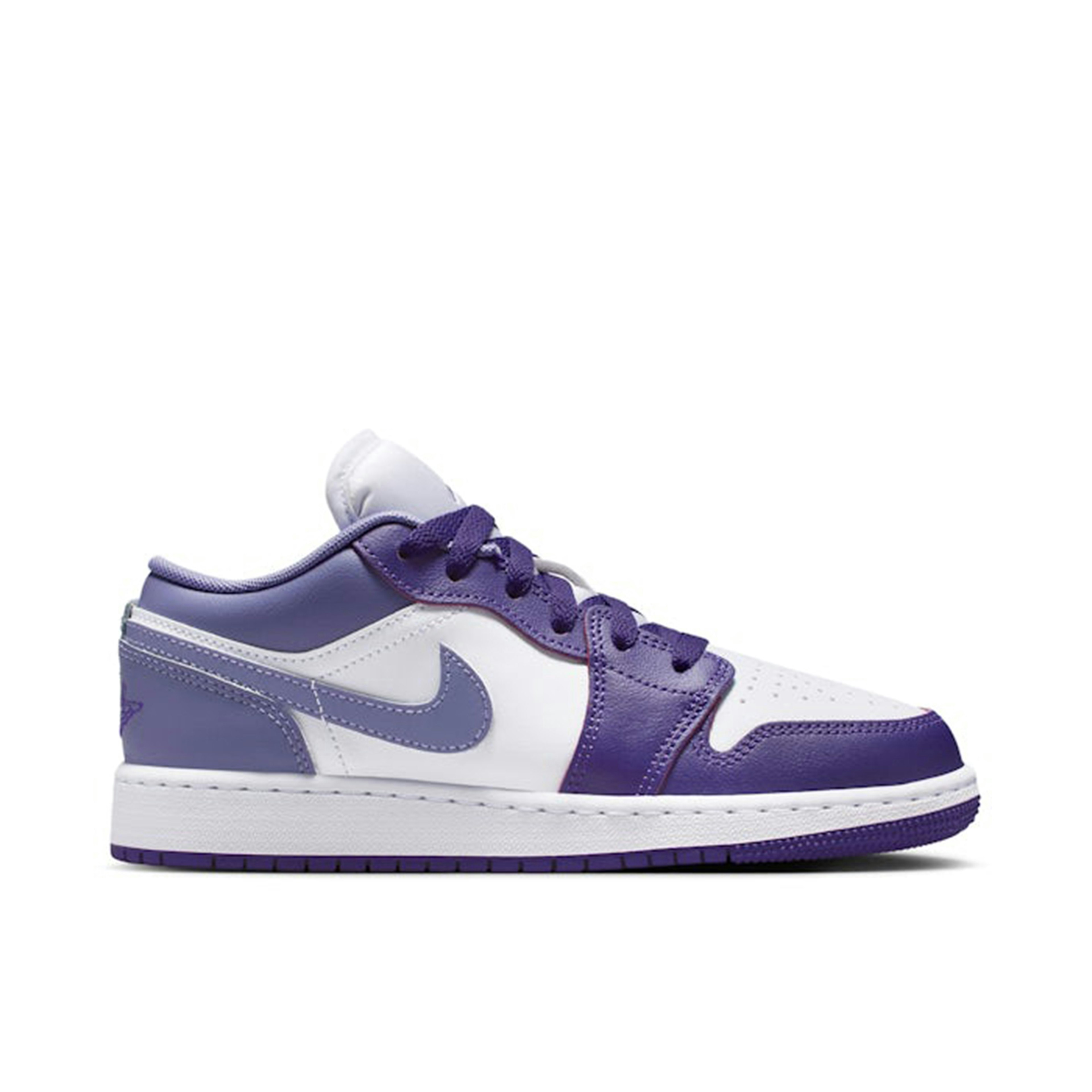 Air Jordan 1 Low Court Purple White Dusty Amethyst GS