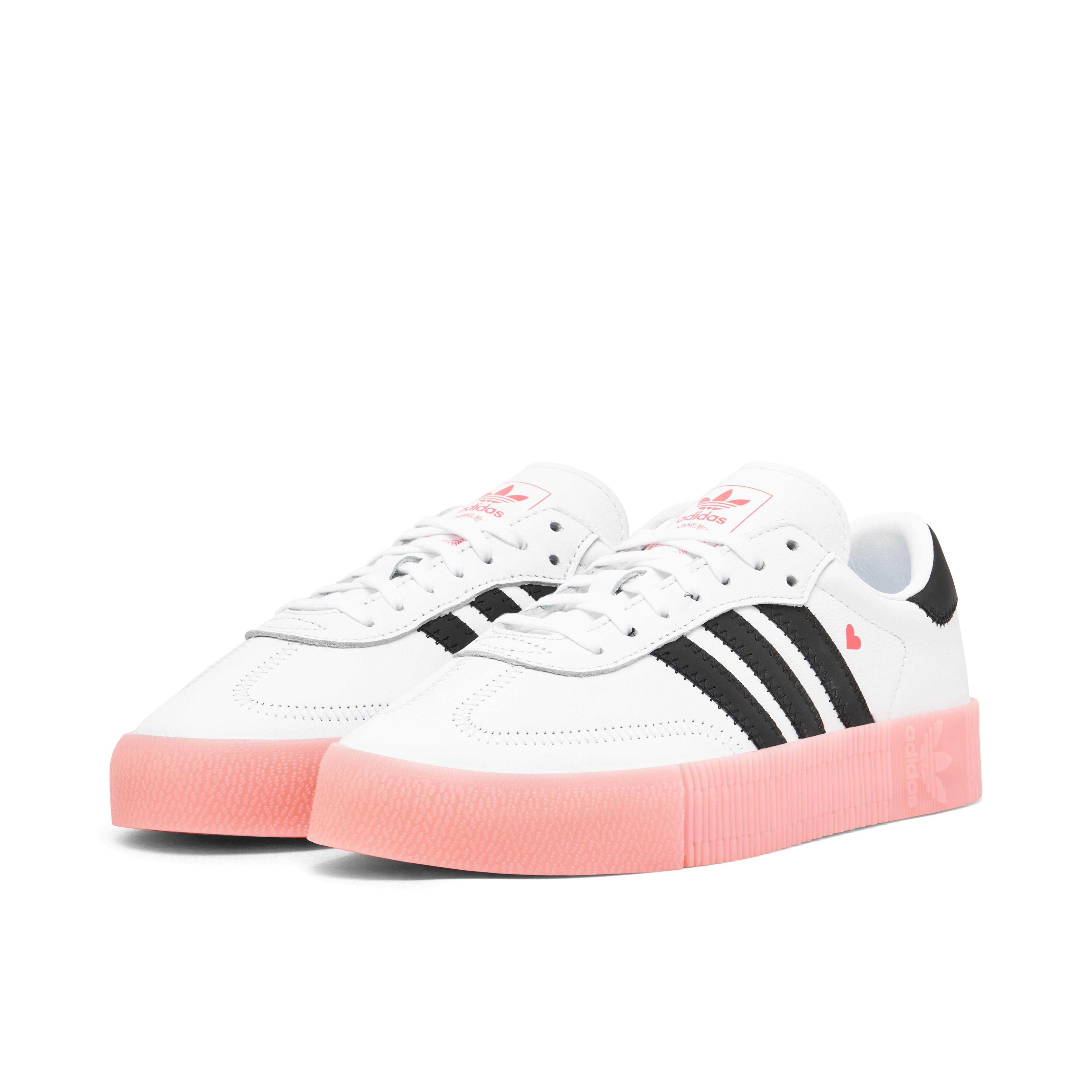 adidas Sambarose White Core Black Pink