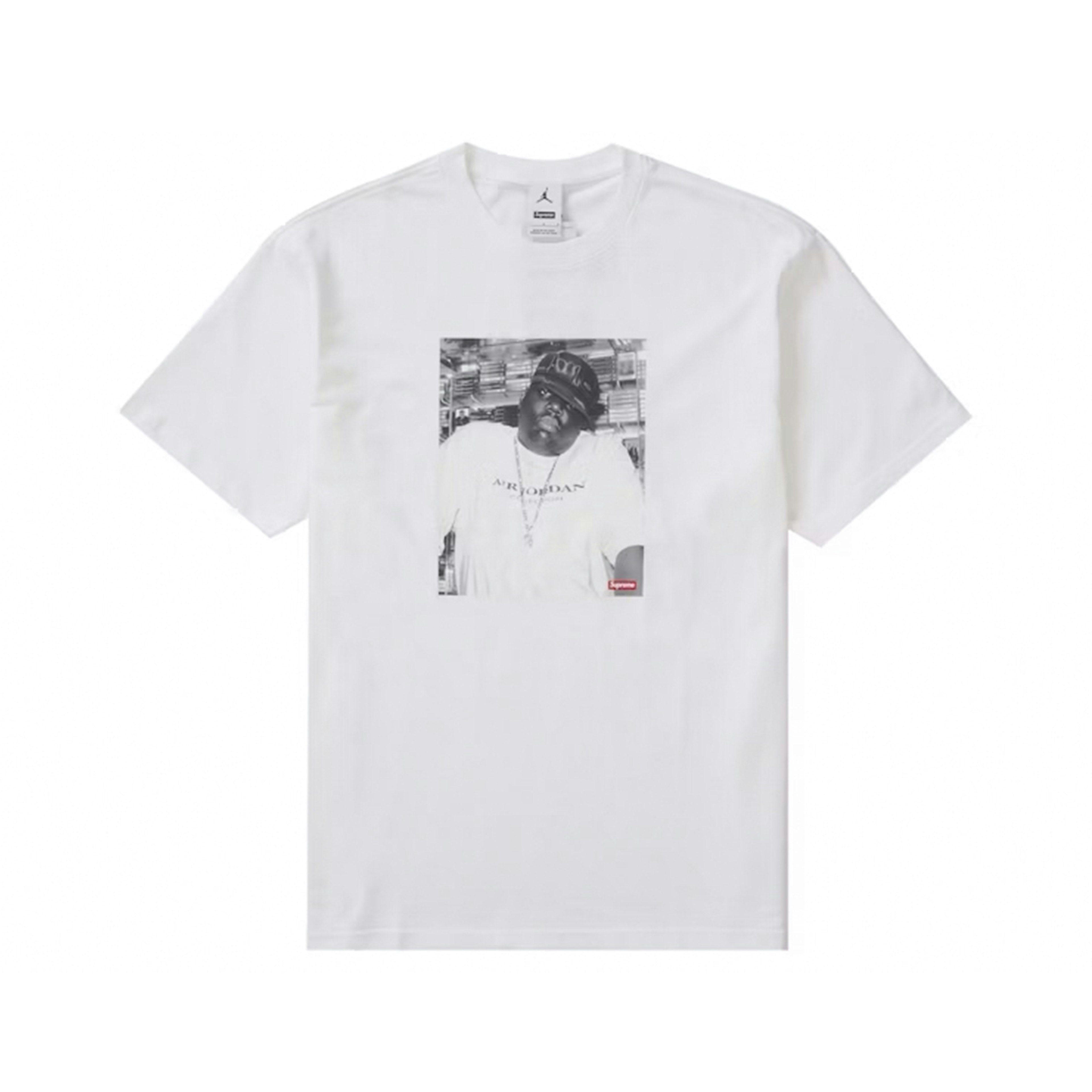 Supreme Jordan Biggie S/S Top White