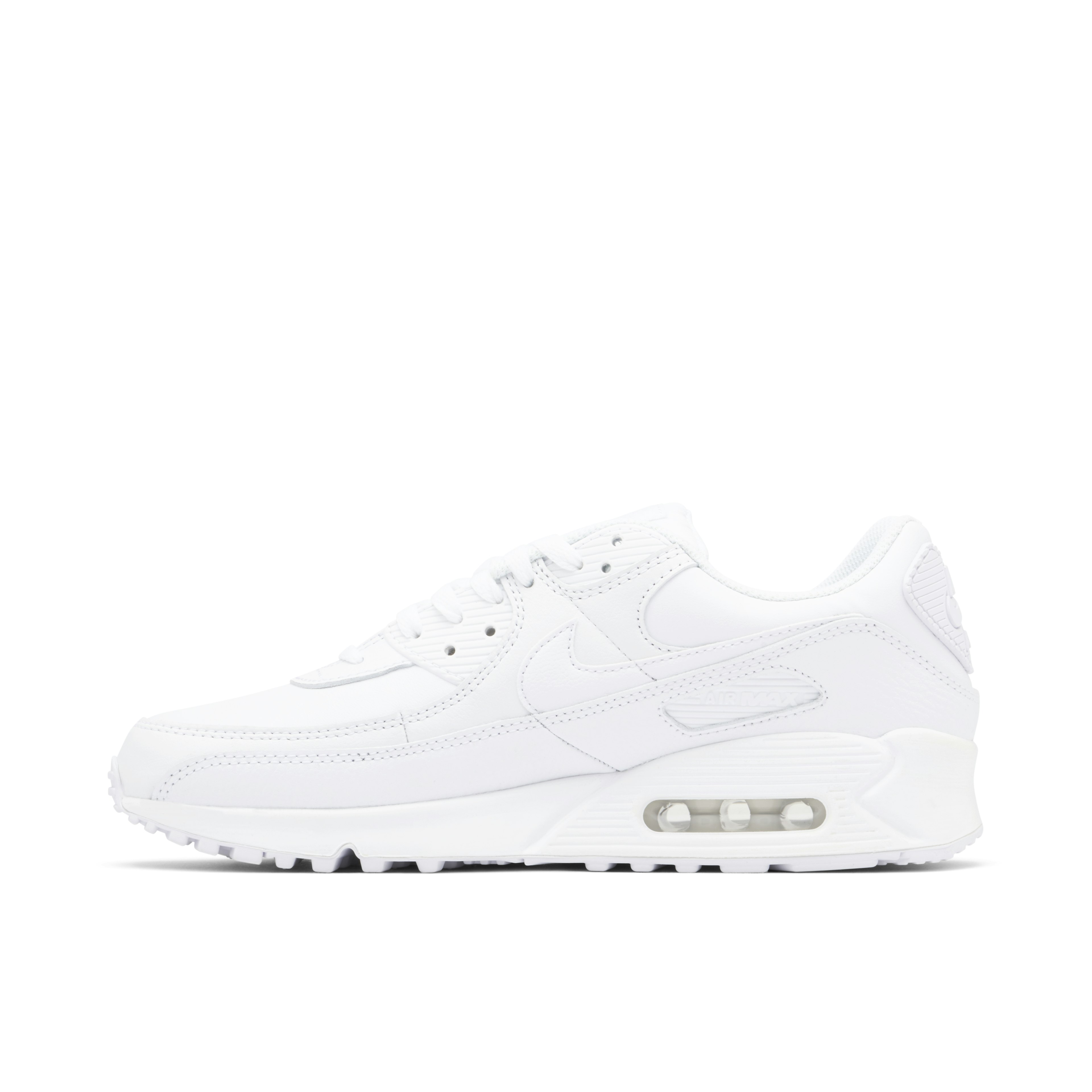 Nike Air Max 90 Triple White Leather 2020
