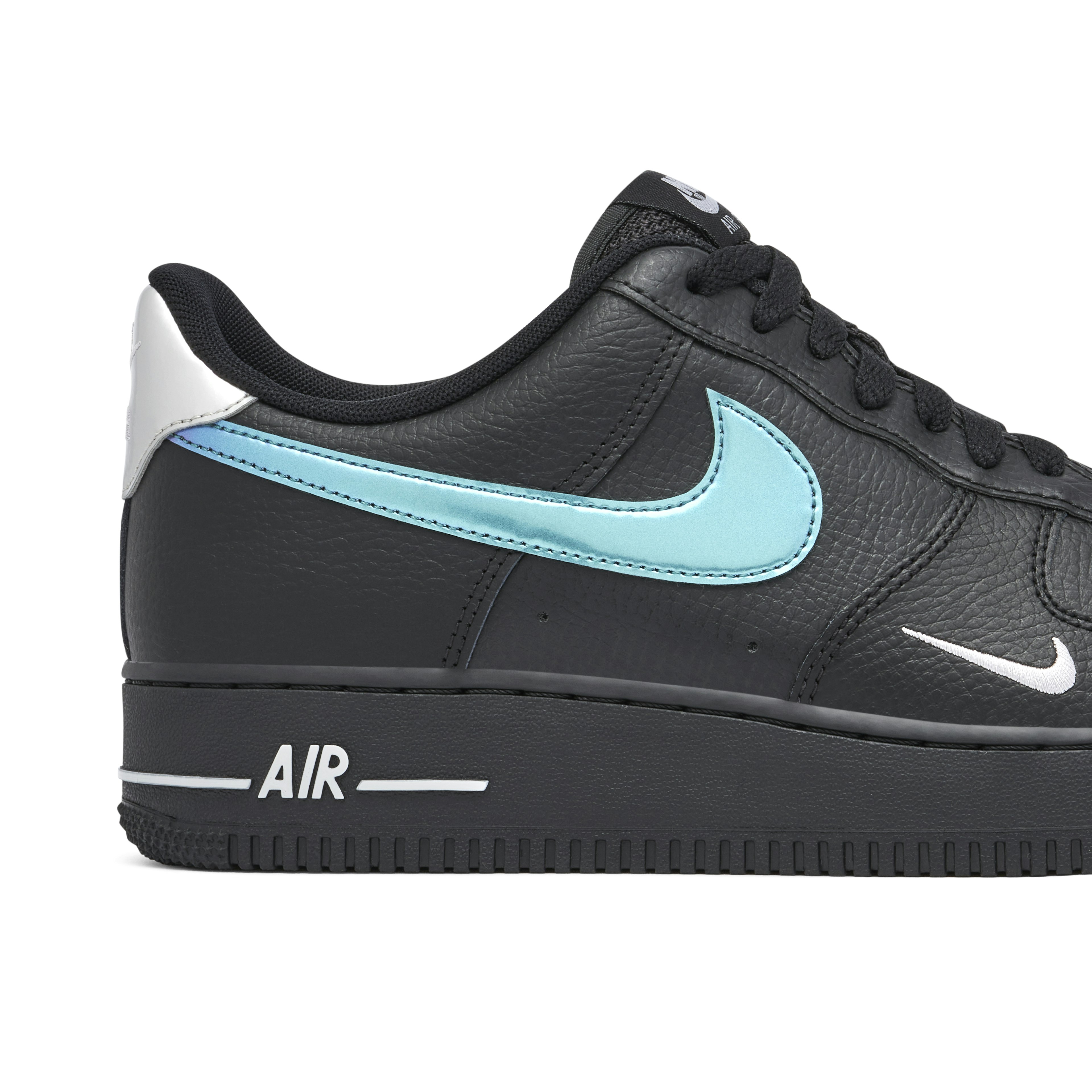 Nike Air Force 1 Low Black Blue Lightning