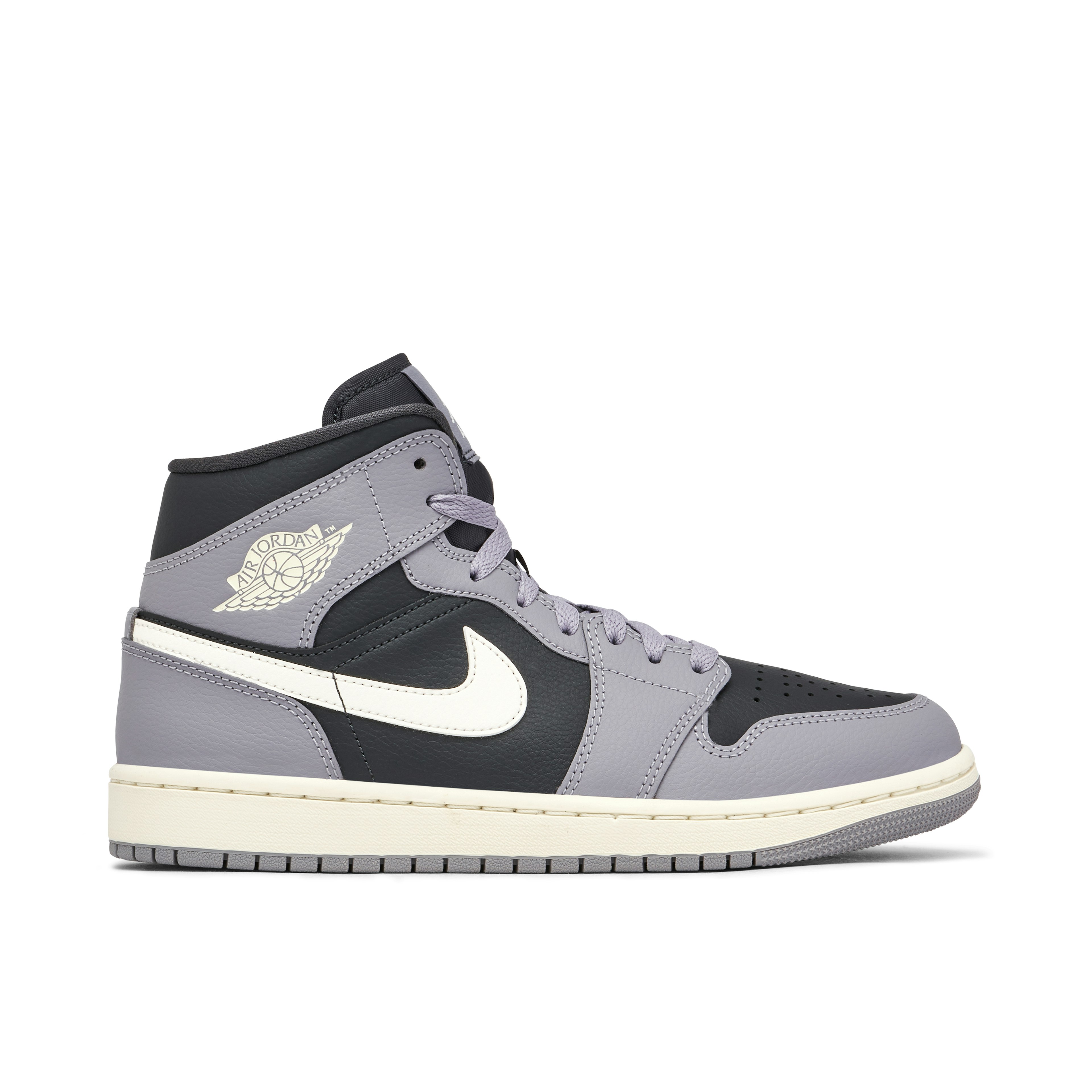 Girls Air Jordan 1 Mid Cement Grey Femme