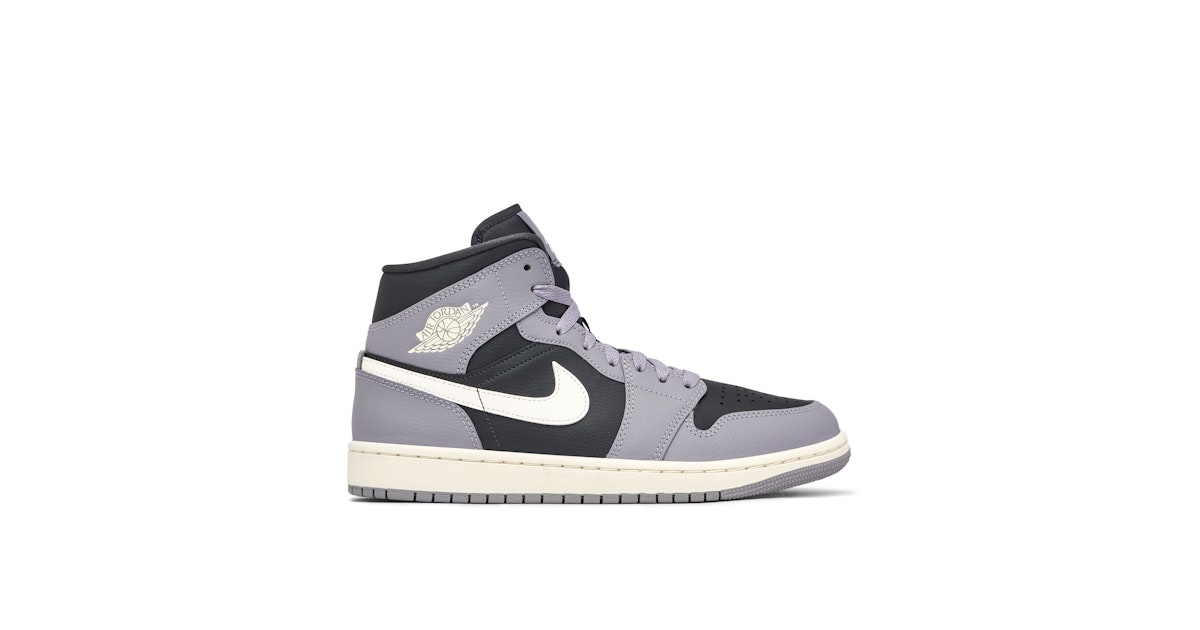 Air Jordan 1 Mid Cement Grey Womens | BQ6472-022 | Laced