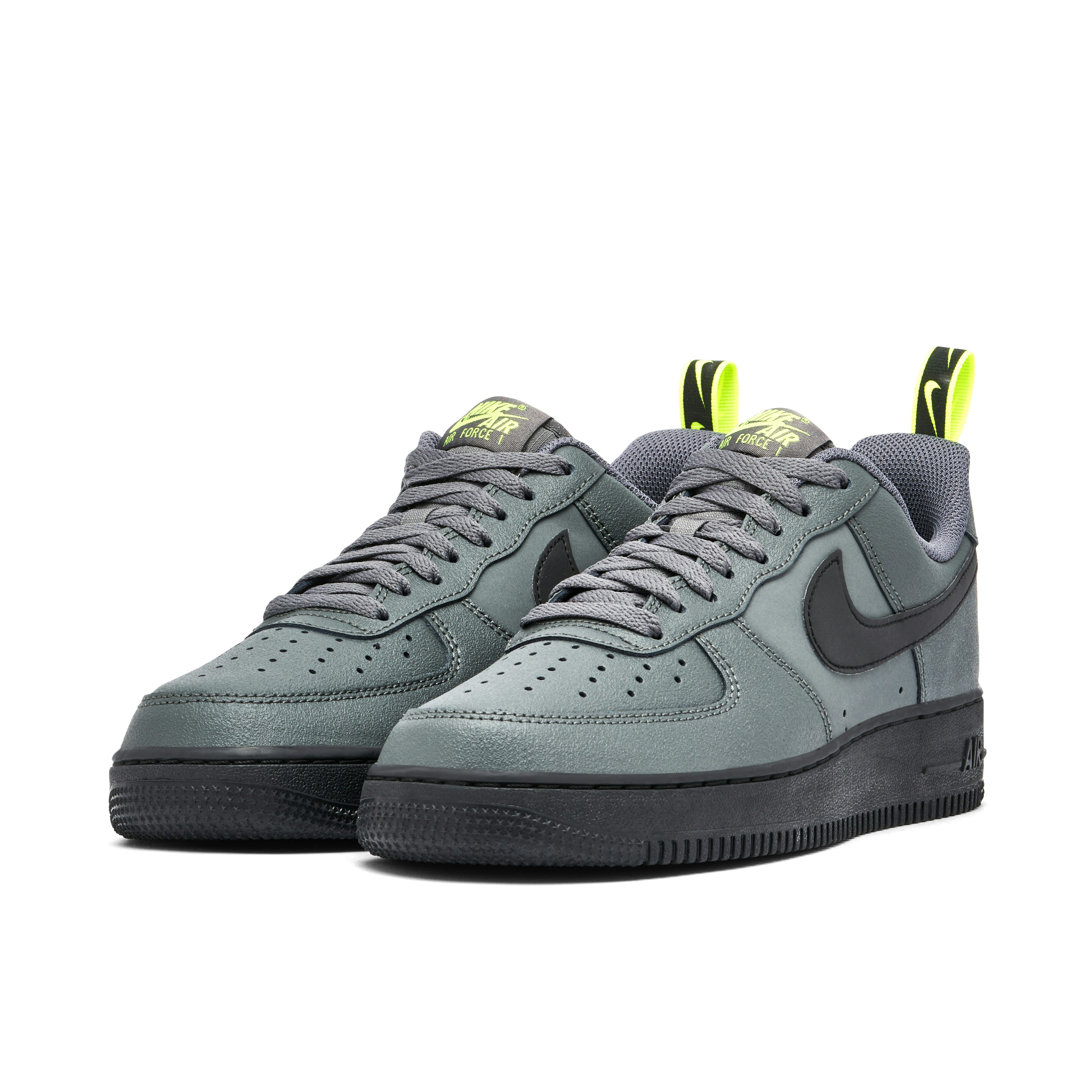 Nike Air Force 1 Low Grey Black Volt