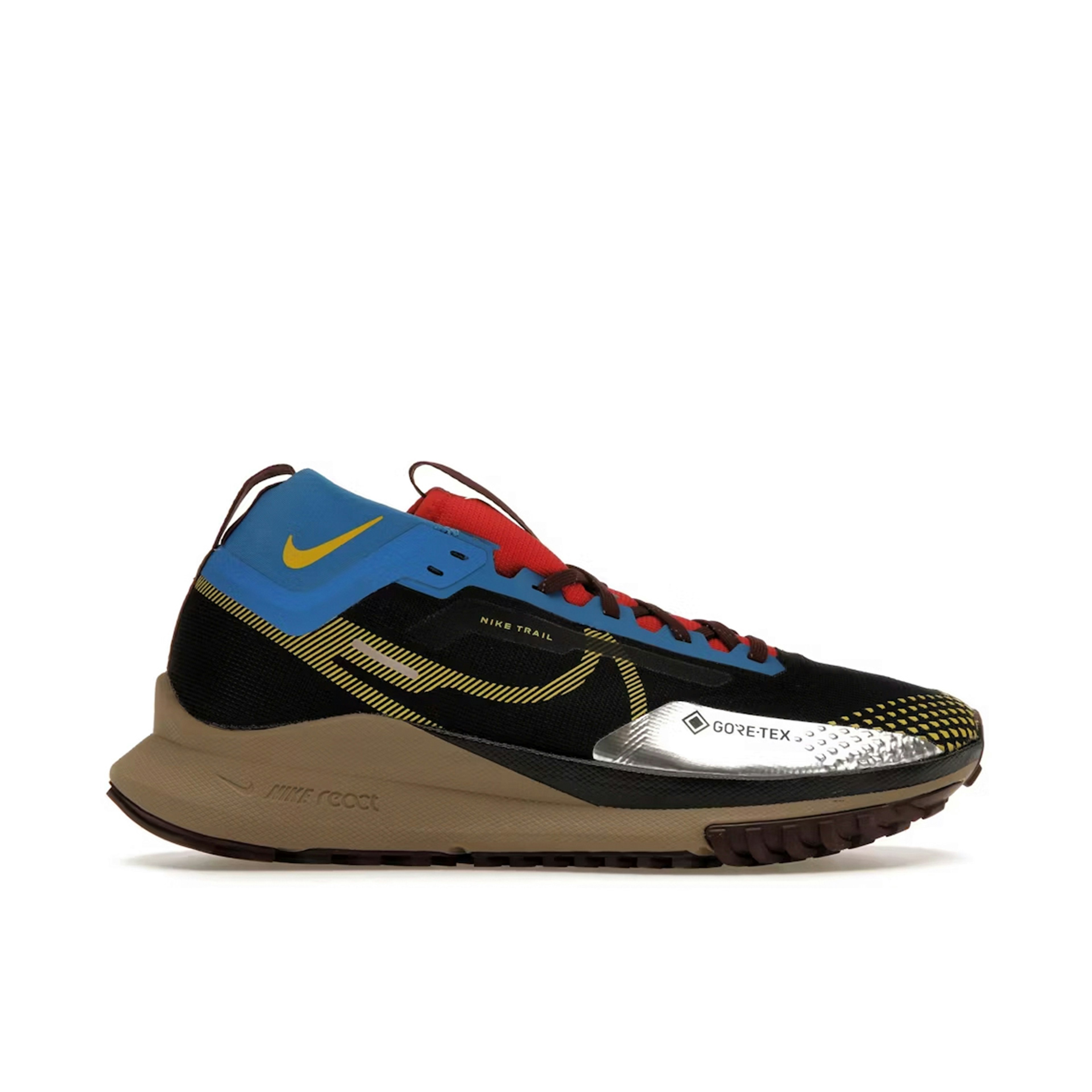 Nike React Pegasus Trail 4 Gore-Tex Black Vivid Sulfur Blue