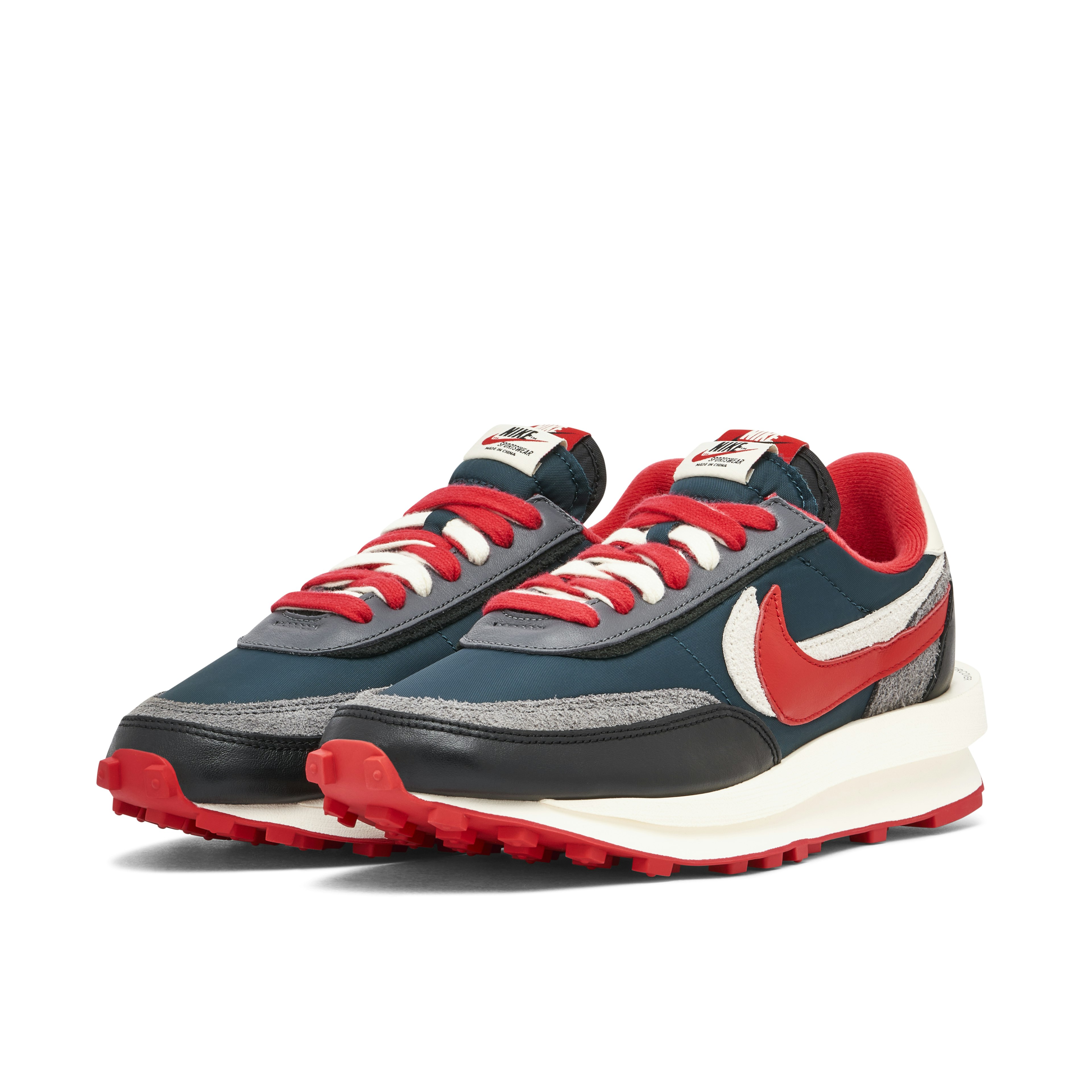 Nike LDWaffle x UNDERCOVER x sacai Red Blue