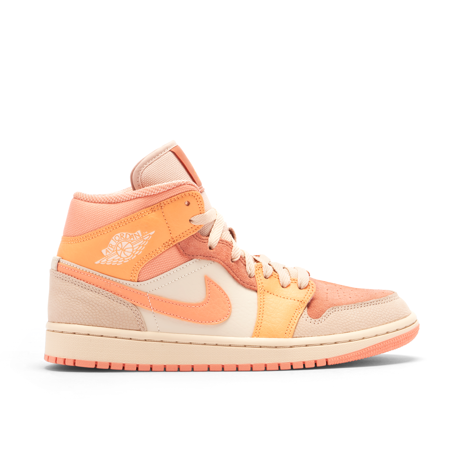 Air Jordan 1 Mid Apricot Womens
