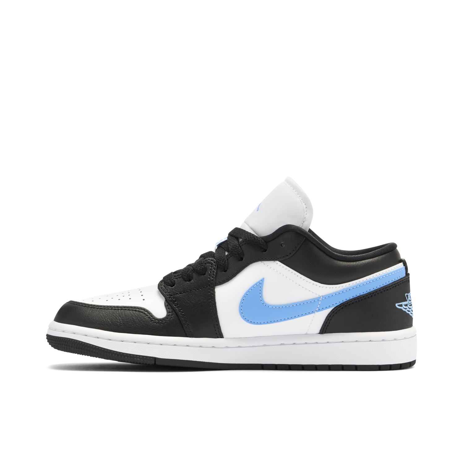 Air Jordan 1 Low Black University Blue Womens