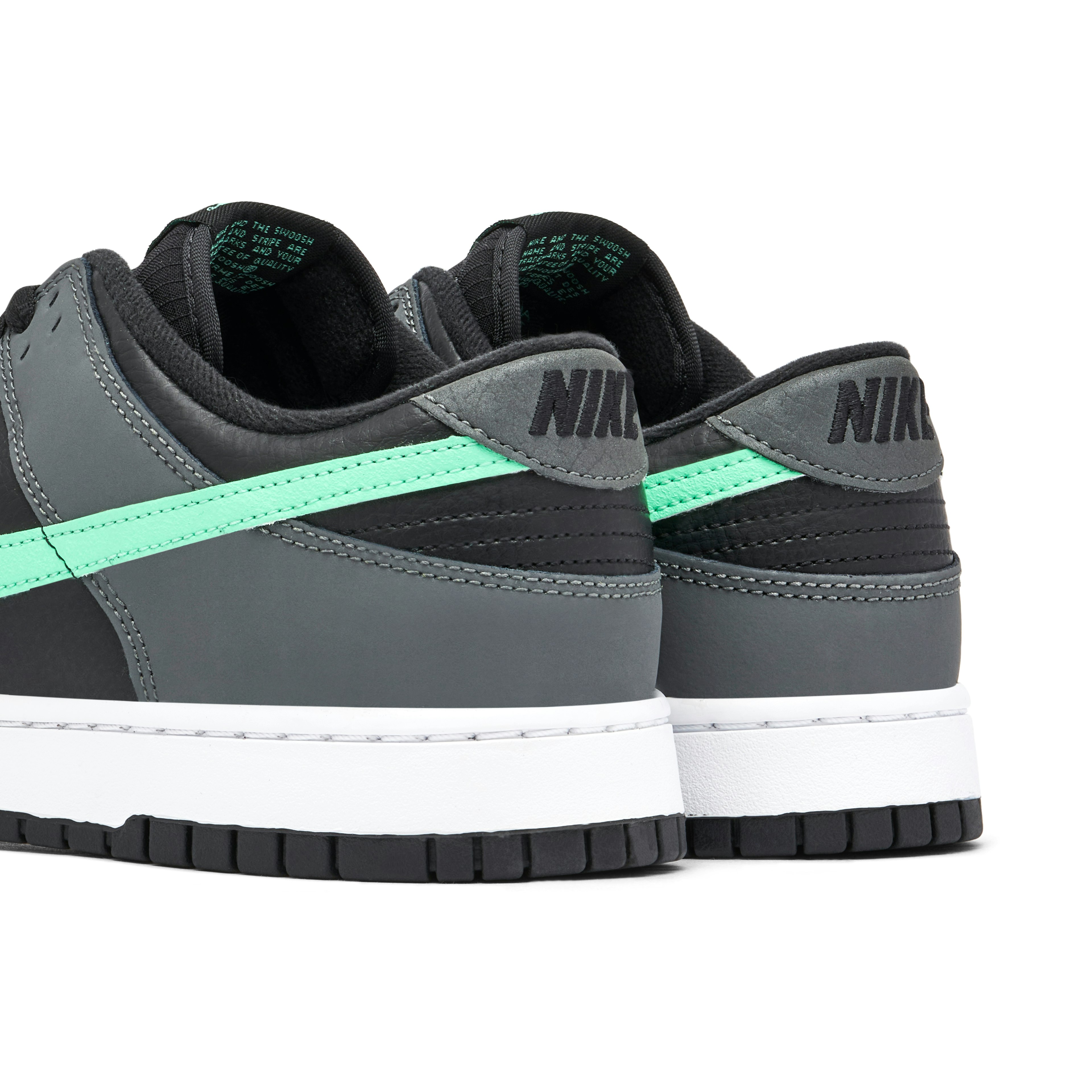 Nike Dunk Low Black Green Glow