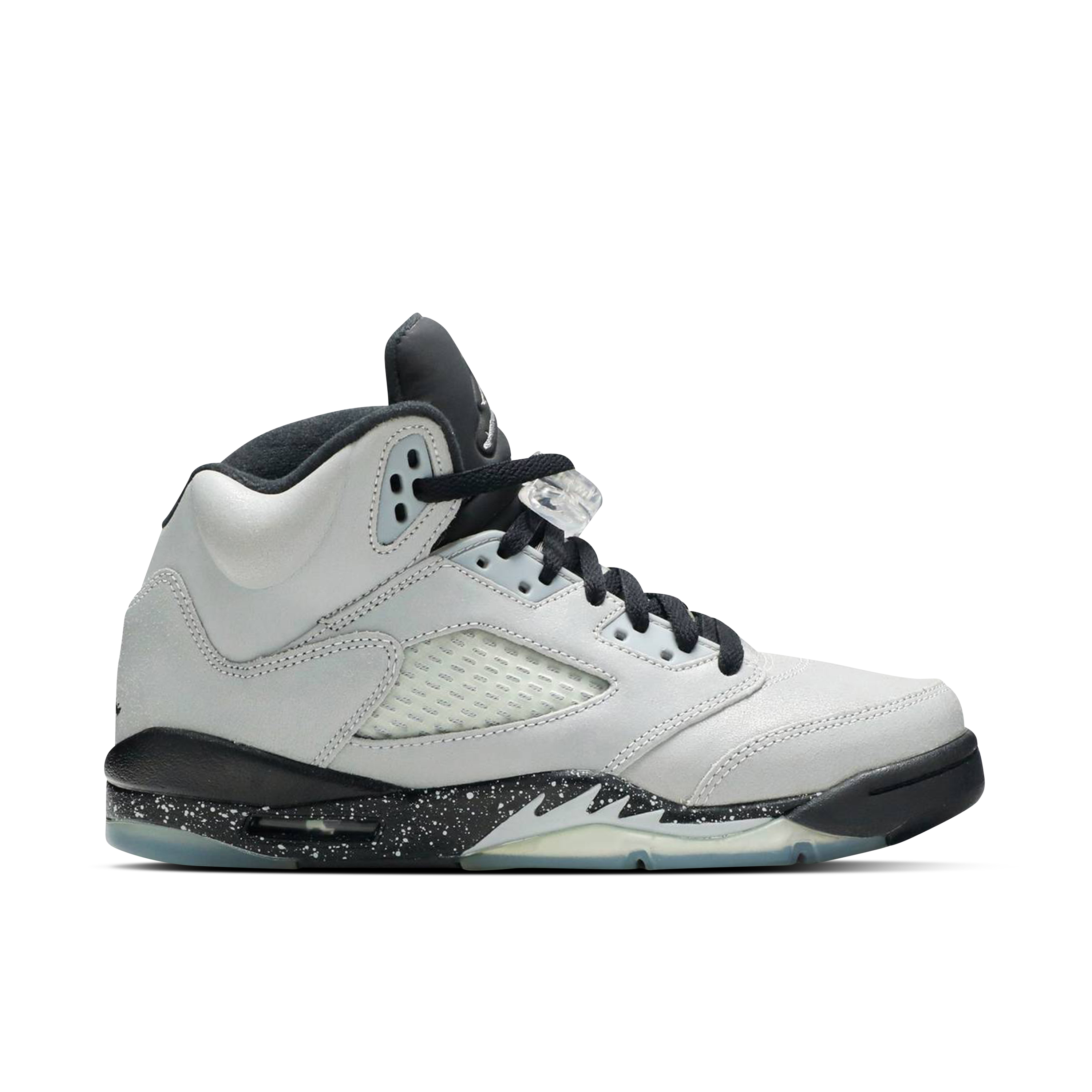 Air Jordan 5 Retro Wolf Grey GS 440892 008 Laced