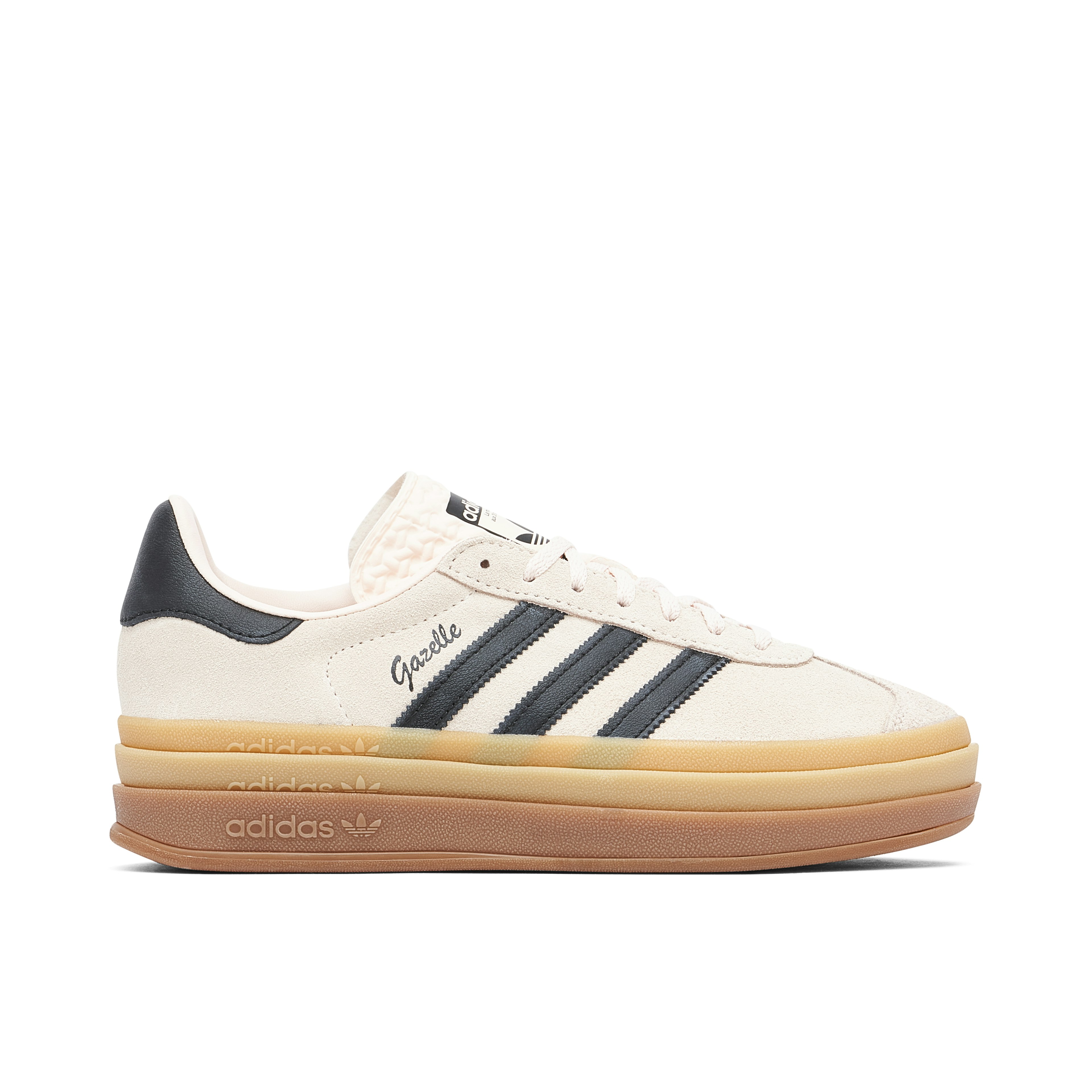 adidas Gazelle Bold Beige Black Womens