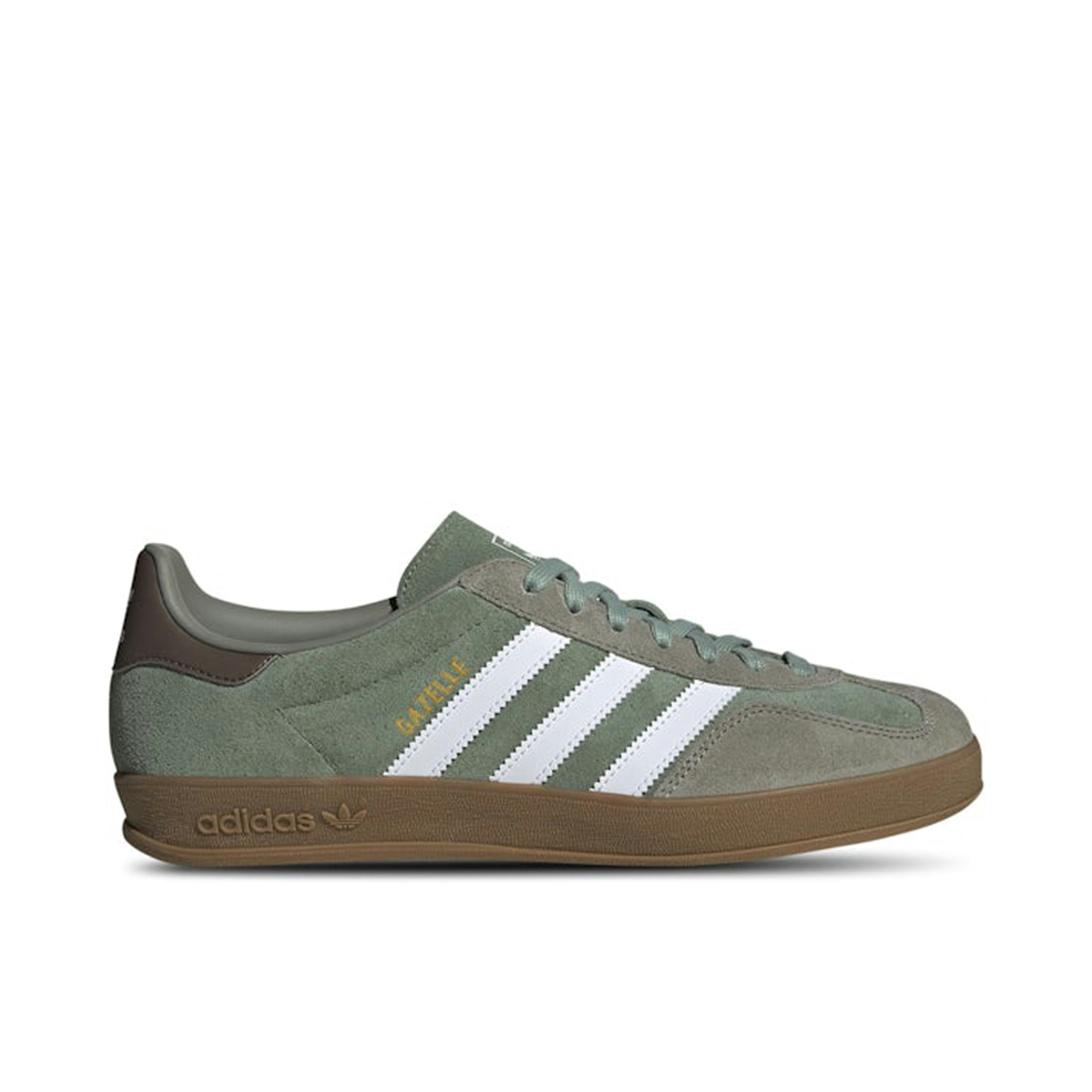 Adidas Gazelle Indoor Silver Pebble Silver Green