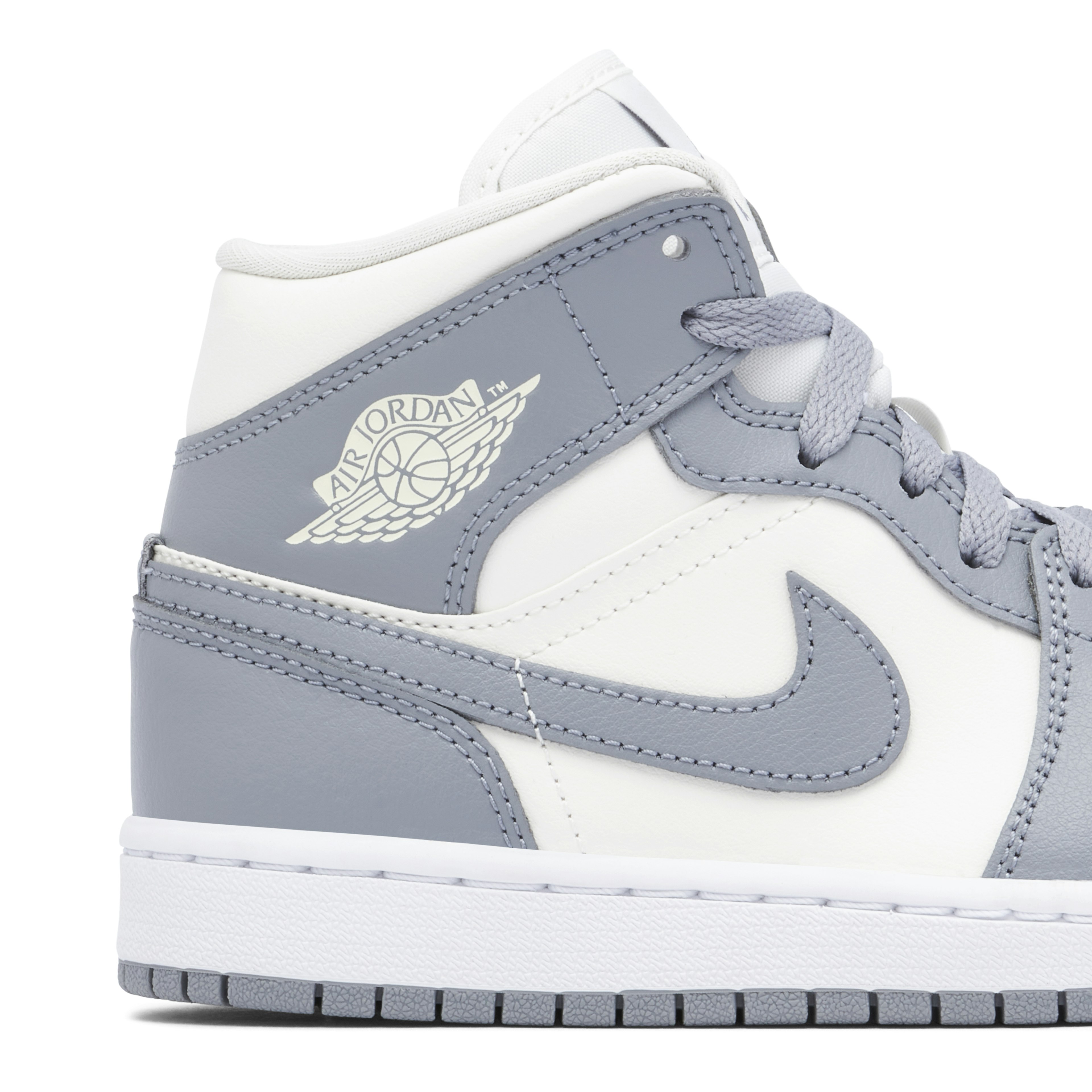 Air Jordan 1 Mid Grey Sail für Damen