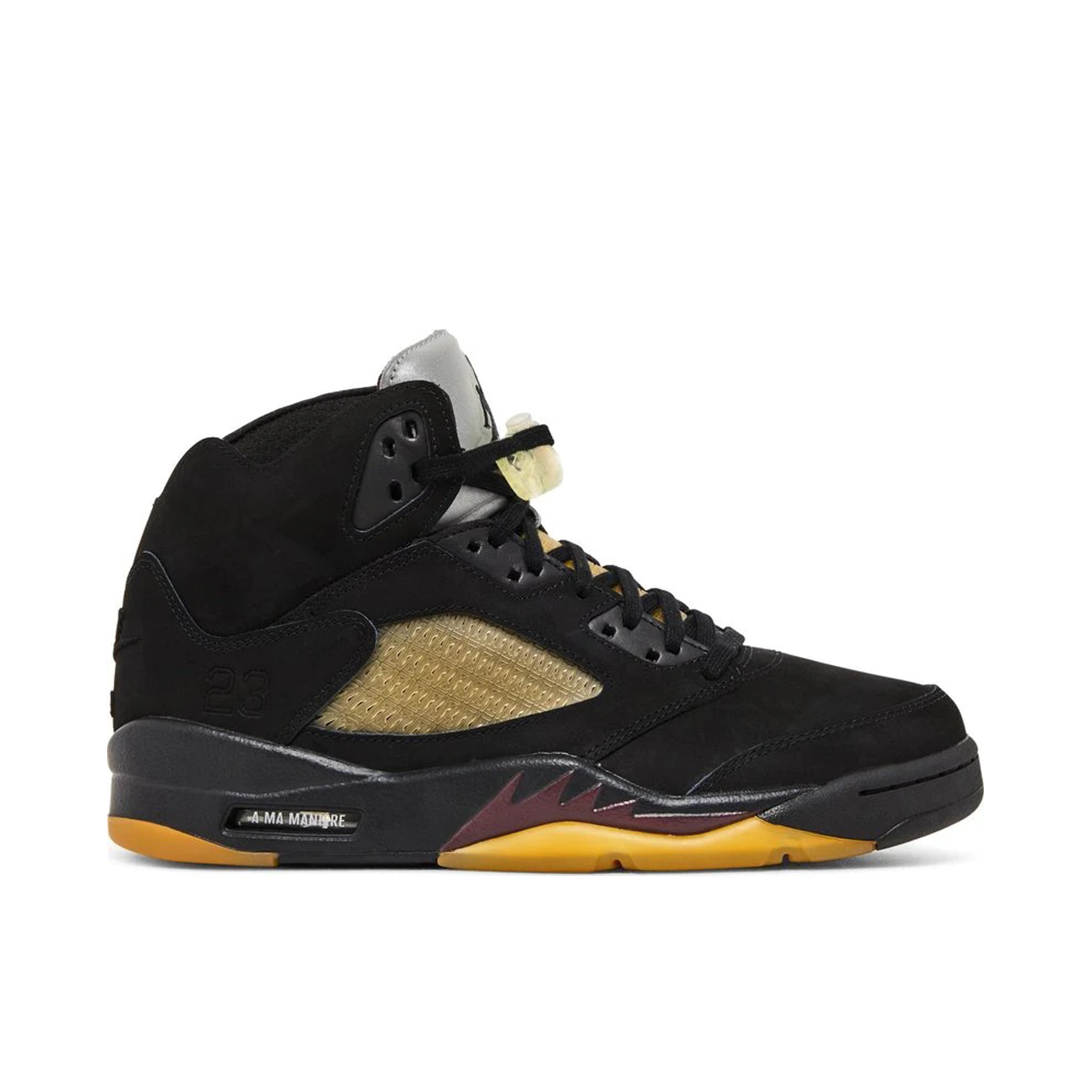 Black and gold jordan 5s on sale