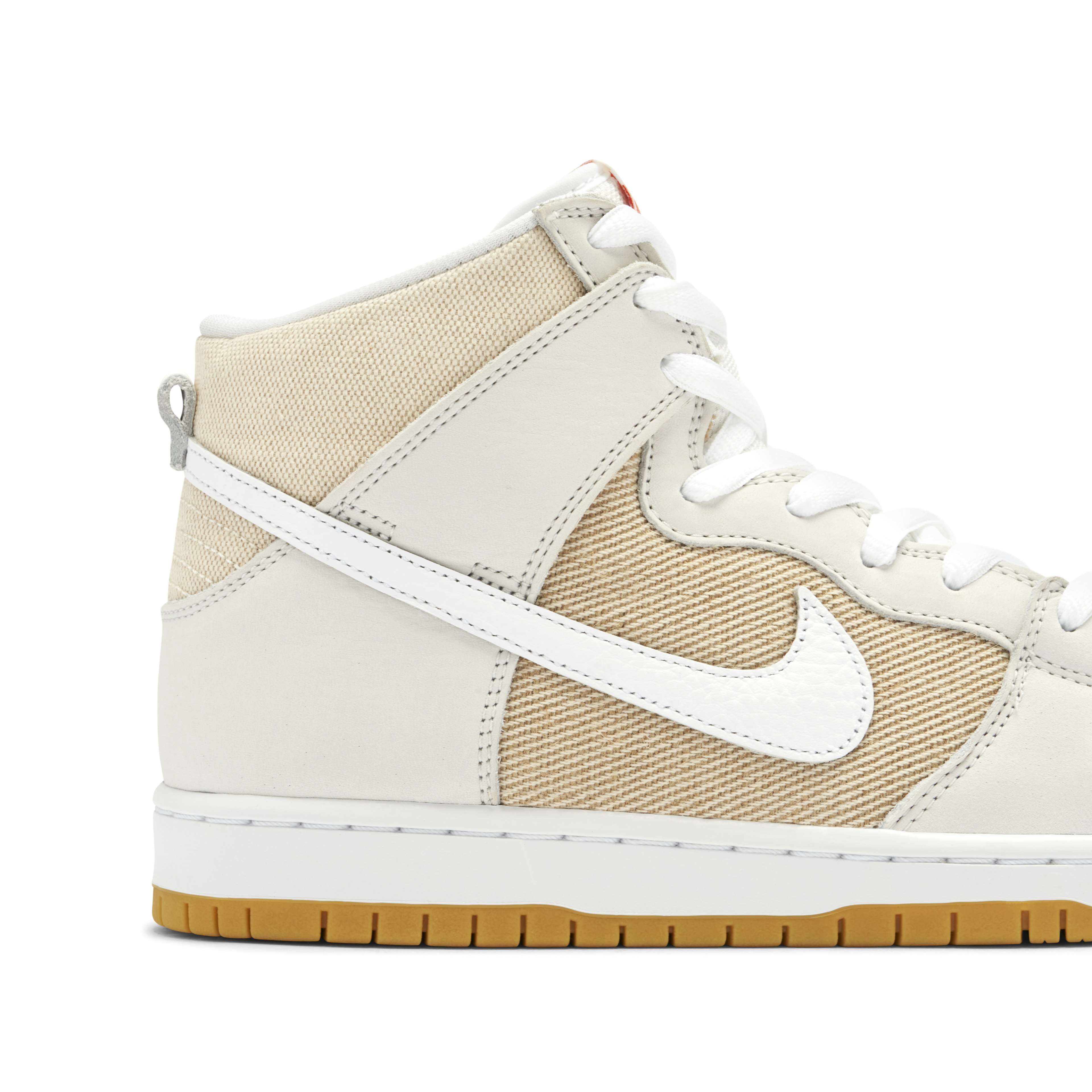 Nike SB Dunk High Pro ISO Orange Label Unbleached Natural