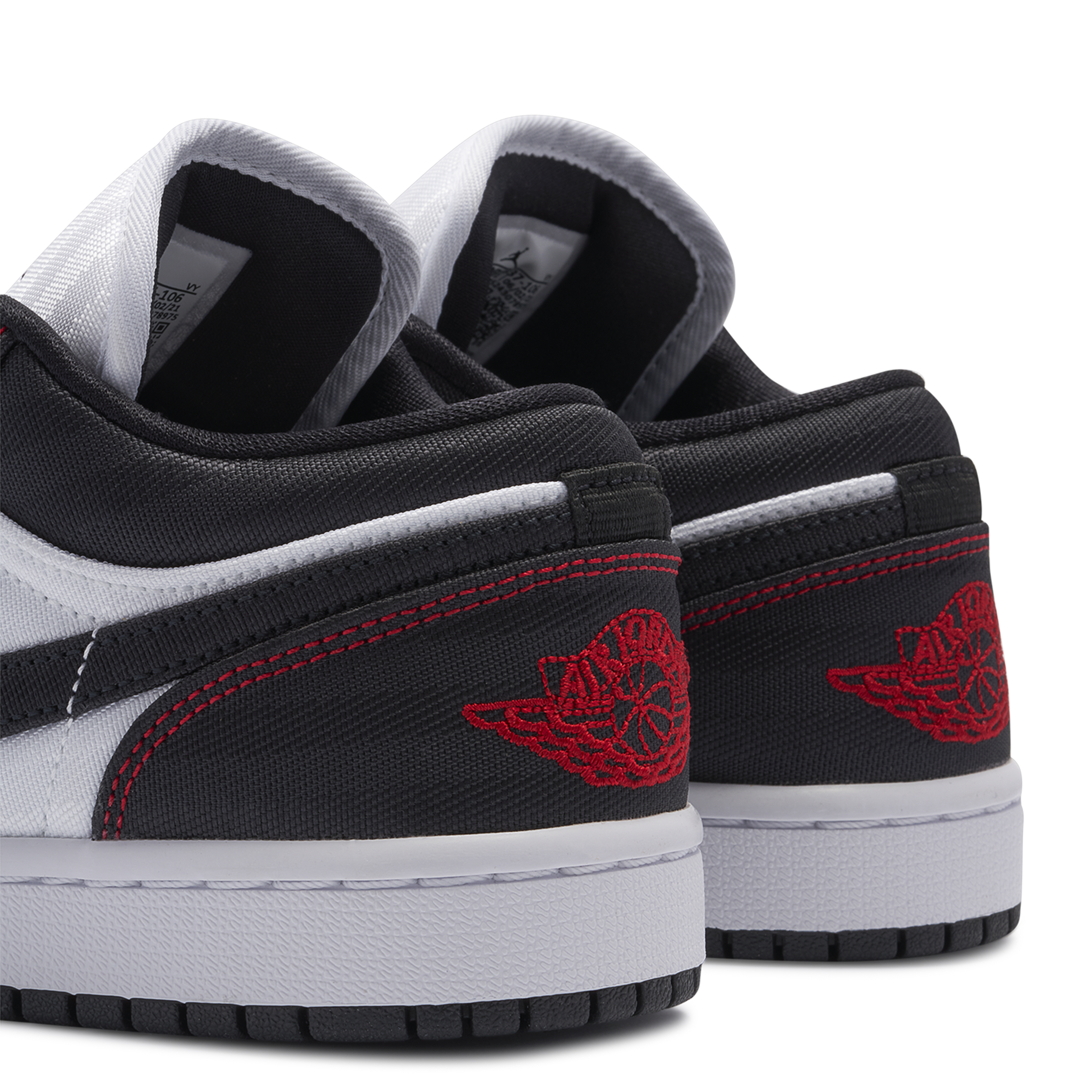 Air Jordan 1 Low SE Utility Black White Red Womens | DD9337-106 | Laced