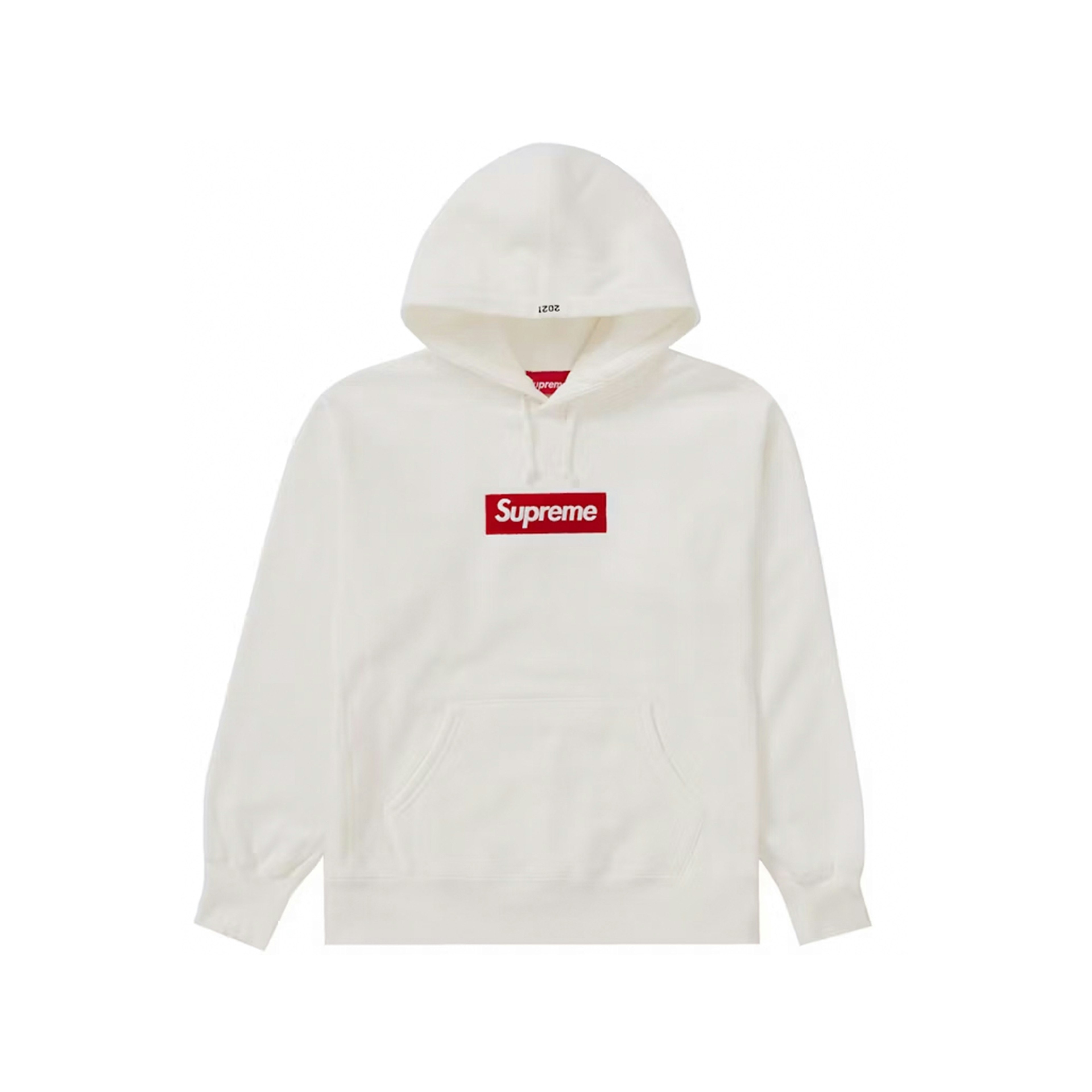 Supreme Box Logo Hooded Sweatshirt (FW21) White