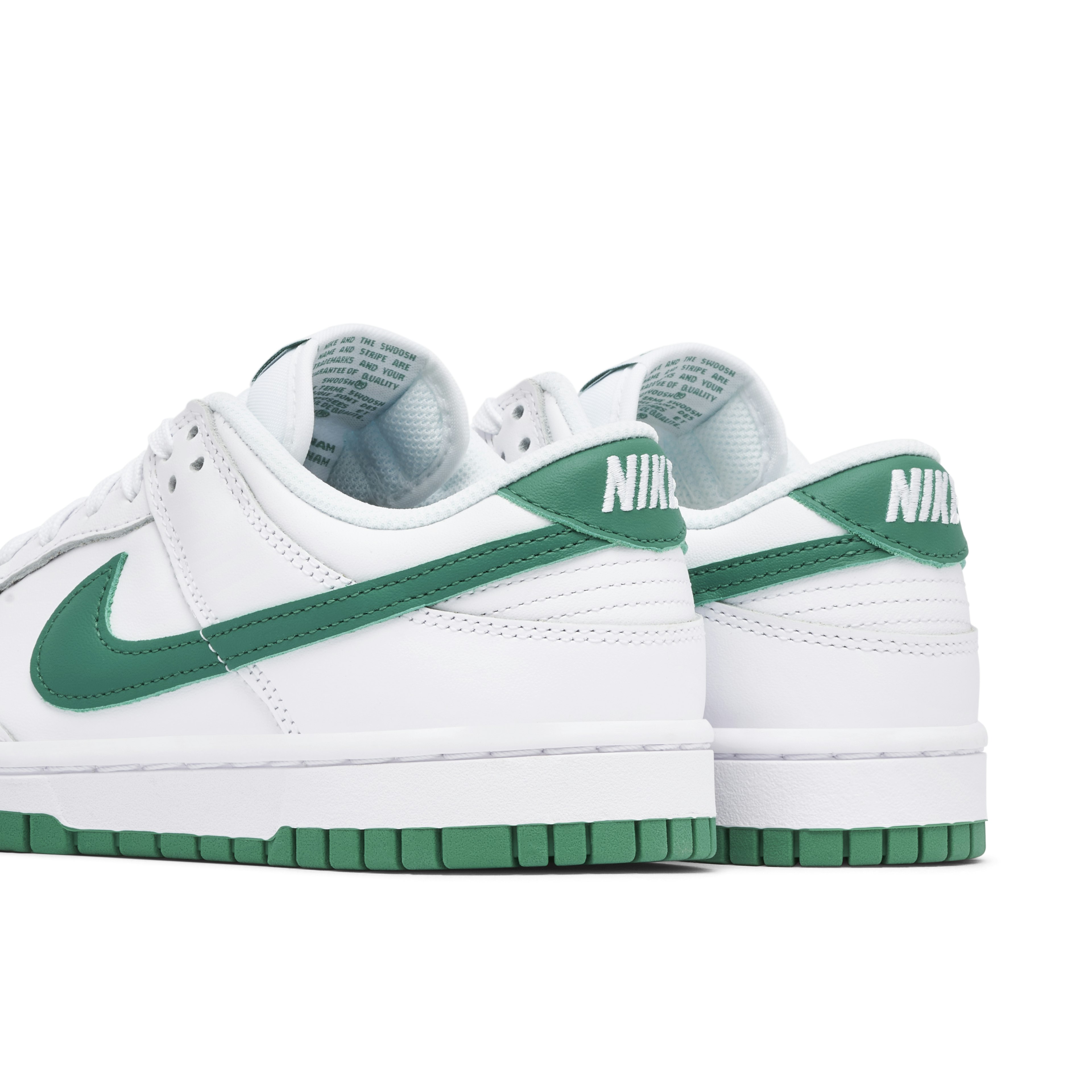 Nike Dunk Low White Lucky Green Femme