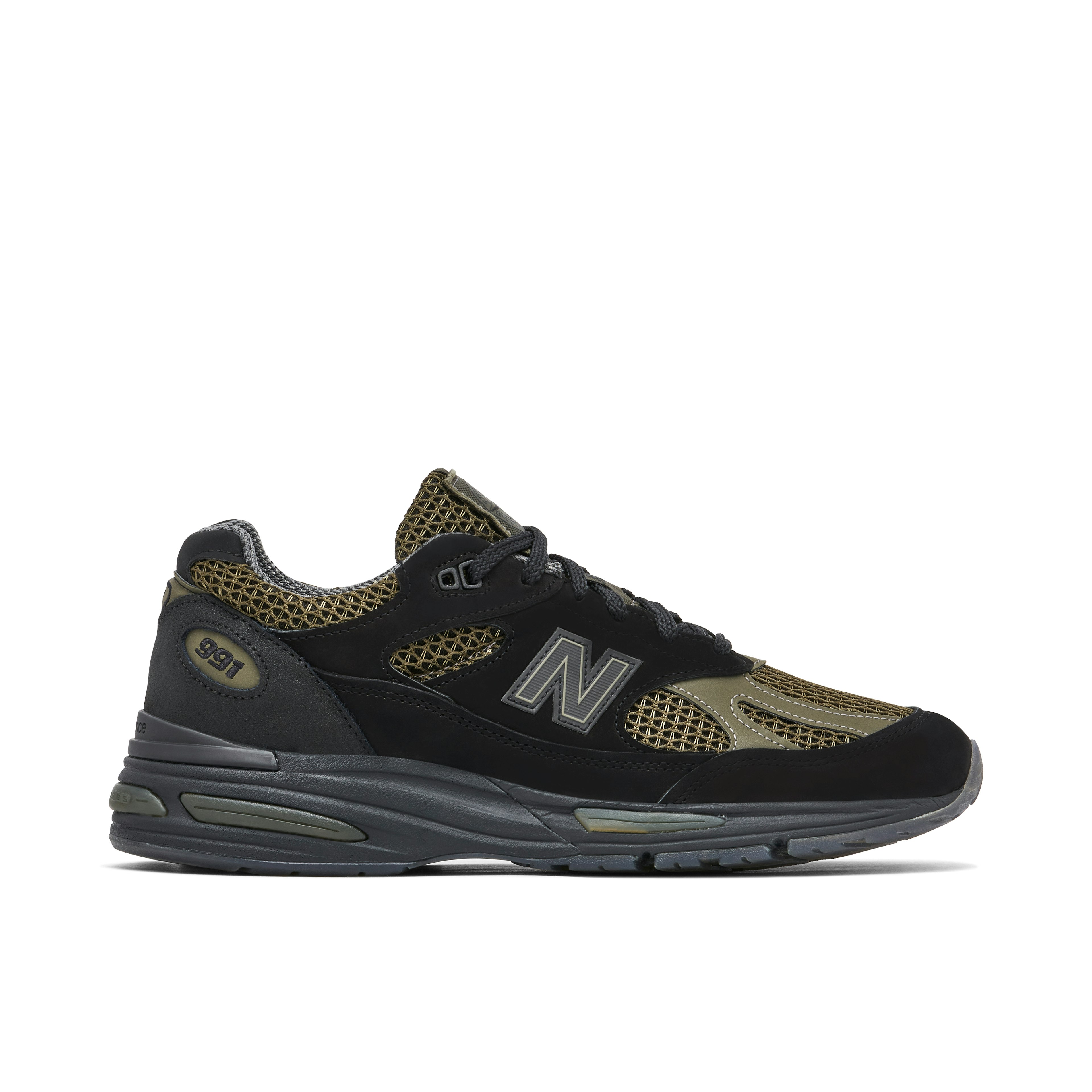 NEW BALANCE 991V2 X STONE ISLAND BLACK OLIVE