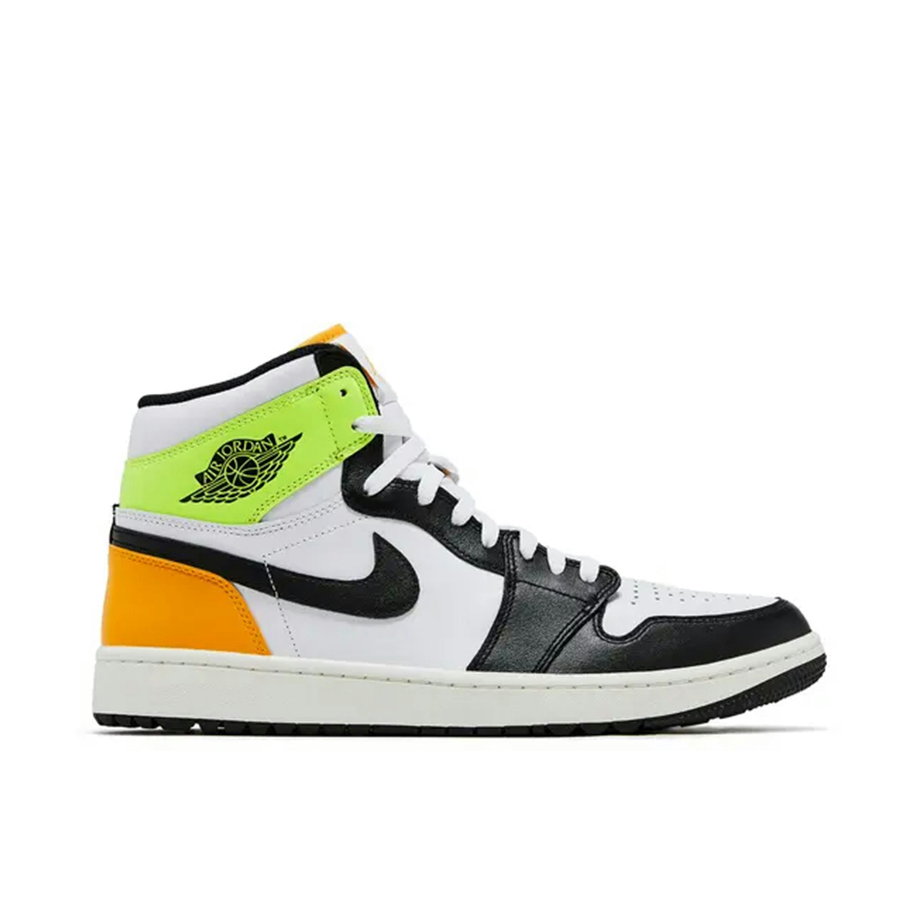 Air Jordan 1 Retro High Golf White University Gold Volt Black